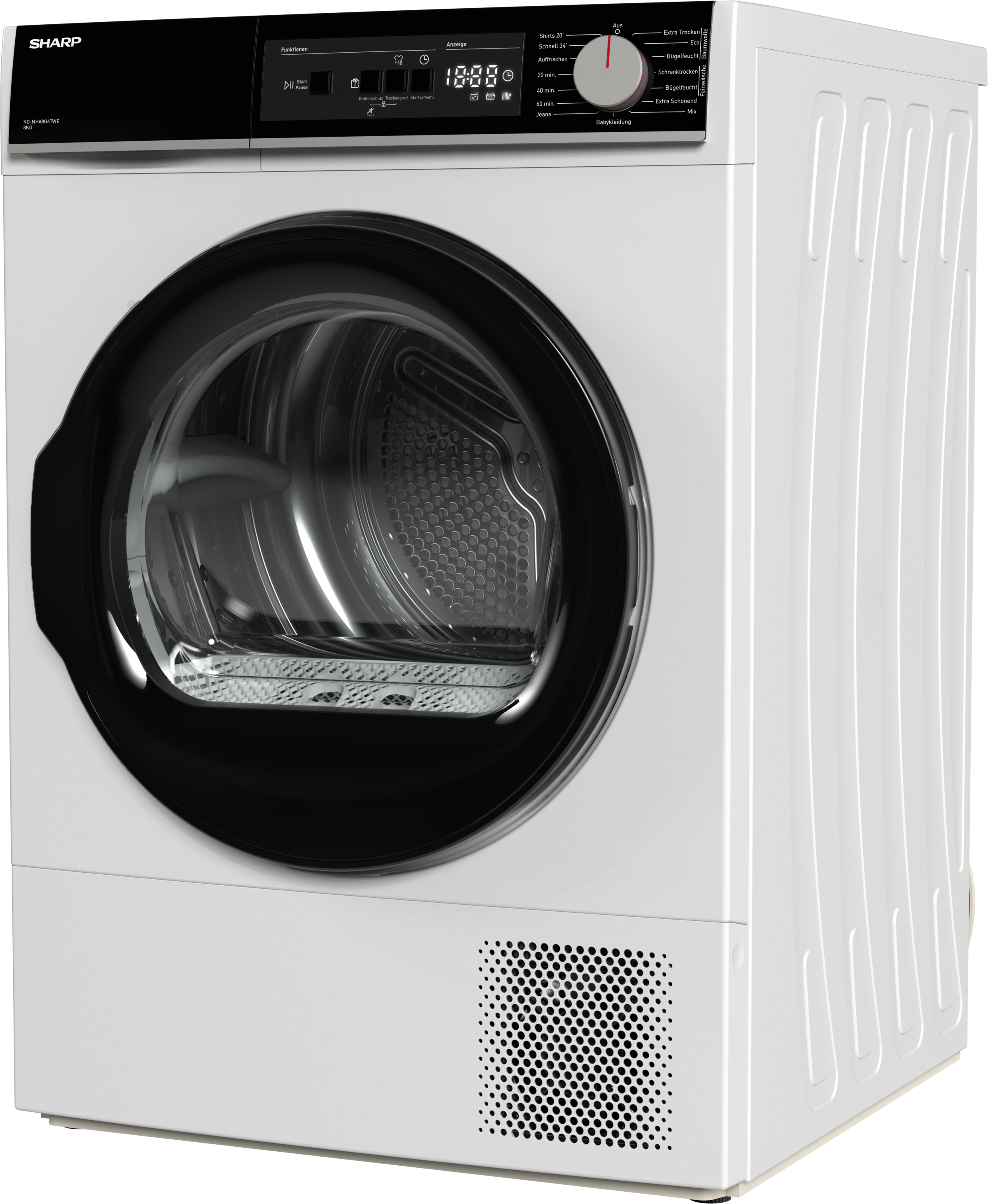 Sharp Wärmepumpentrockner »KD-NHA8G6TWE-DE«