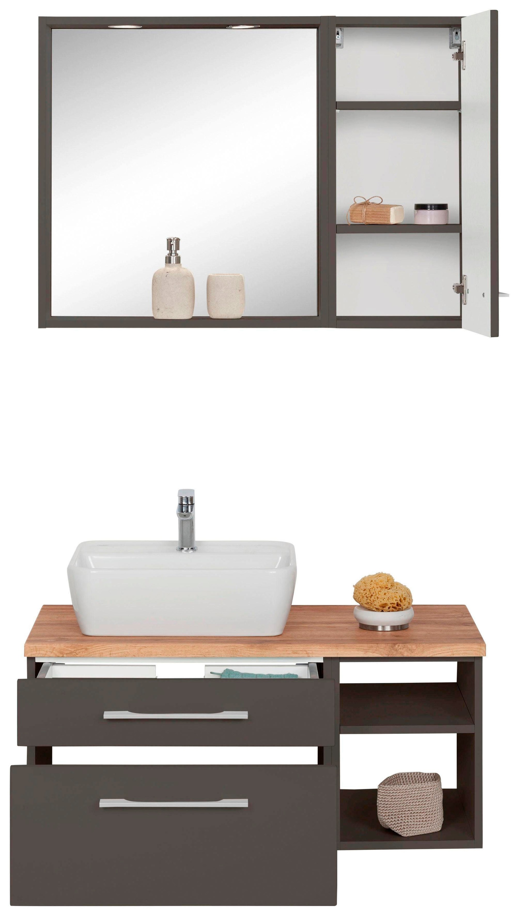 welltime Badmöbel-Set "Davos" 3 Stk. tlg. günstig online kaufen