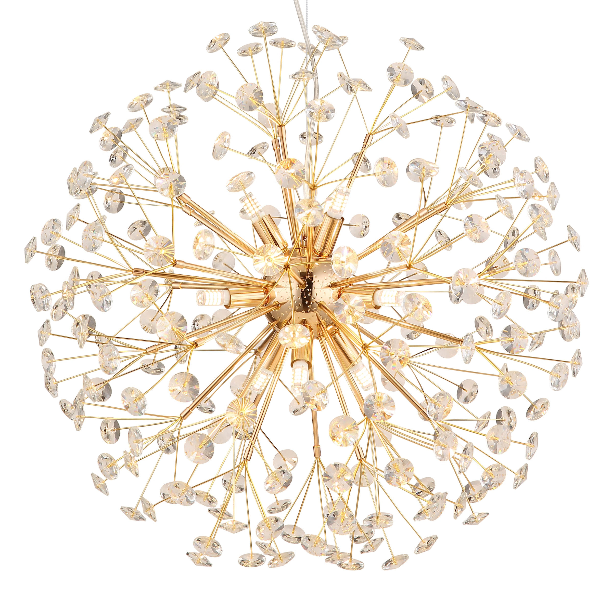 GLOBO LIGHTING Hängeleuchte »KATRINA« G9 1 Stk. Warmweiß Luster Hängelampe Esszimmer Esstisch-Lampe elegant