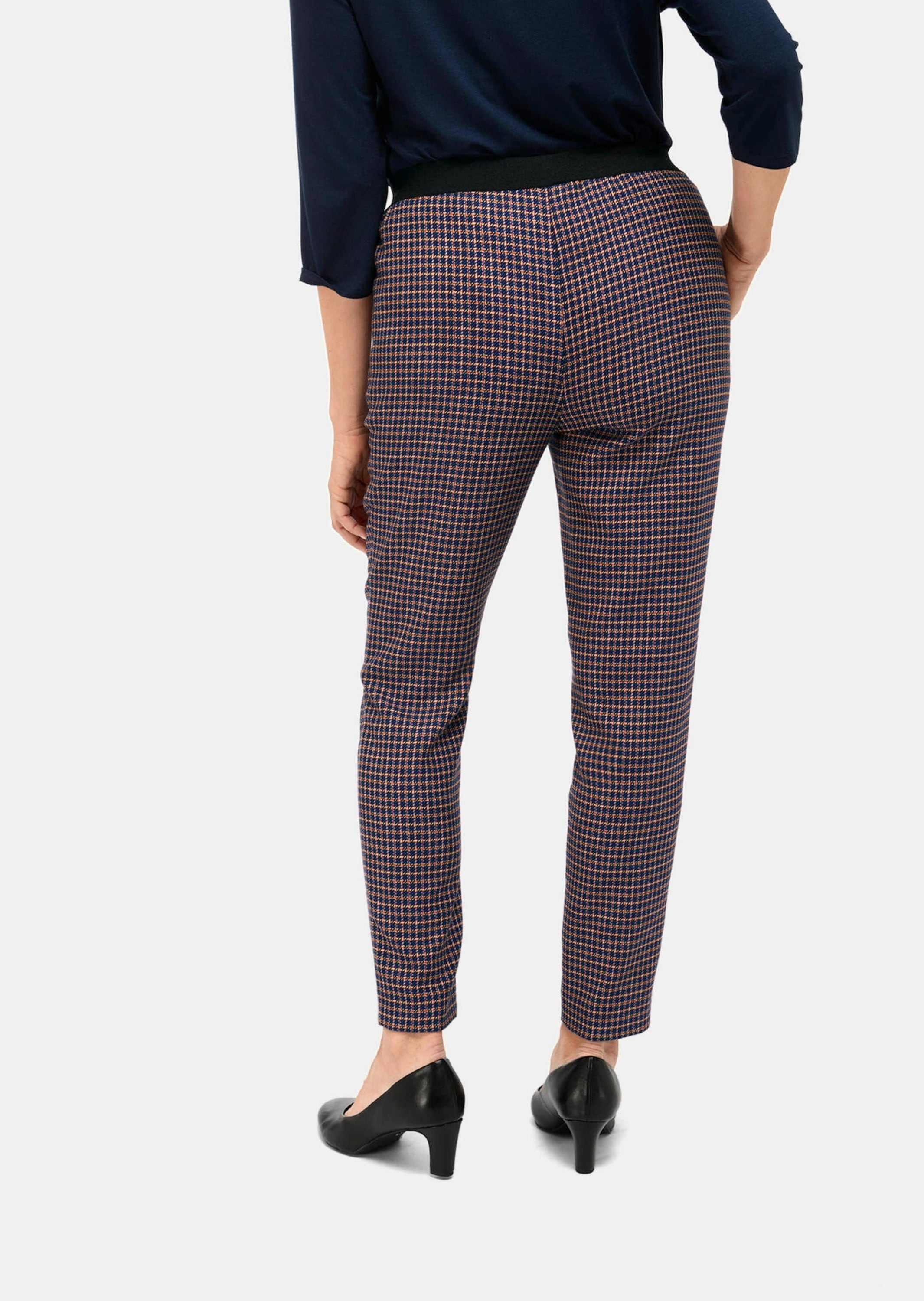GOLDNER Schlupfhose »Schlupfhose Martha Klassische Karohose Martha«