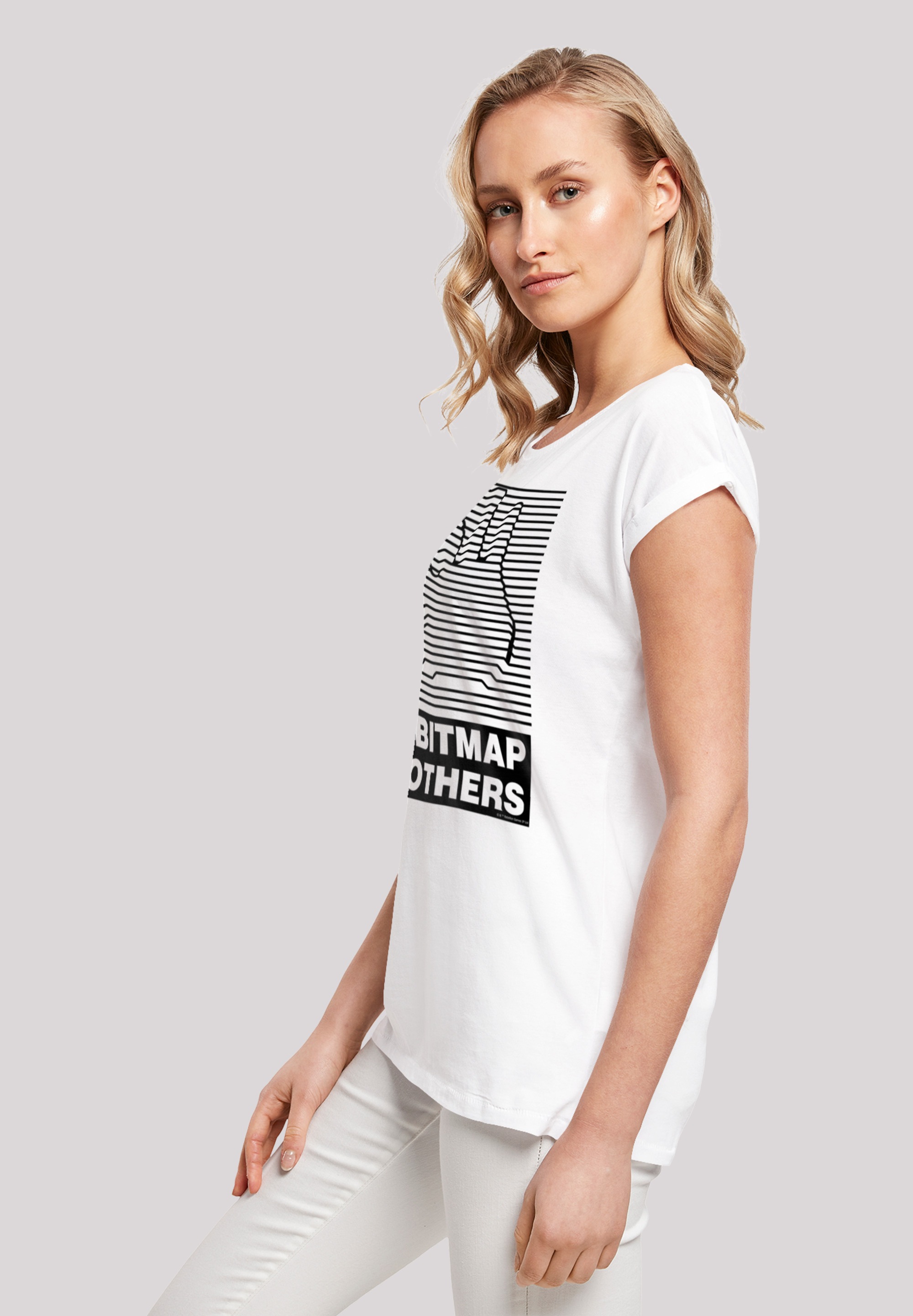 F4NT4STIC T-Shirt »Retro Gaming Bitmap Bros«, Print