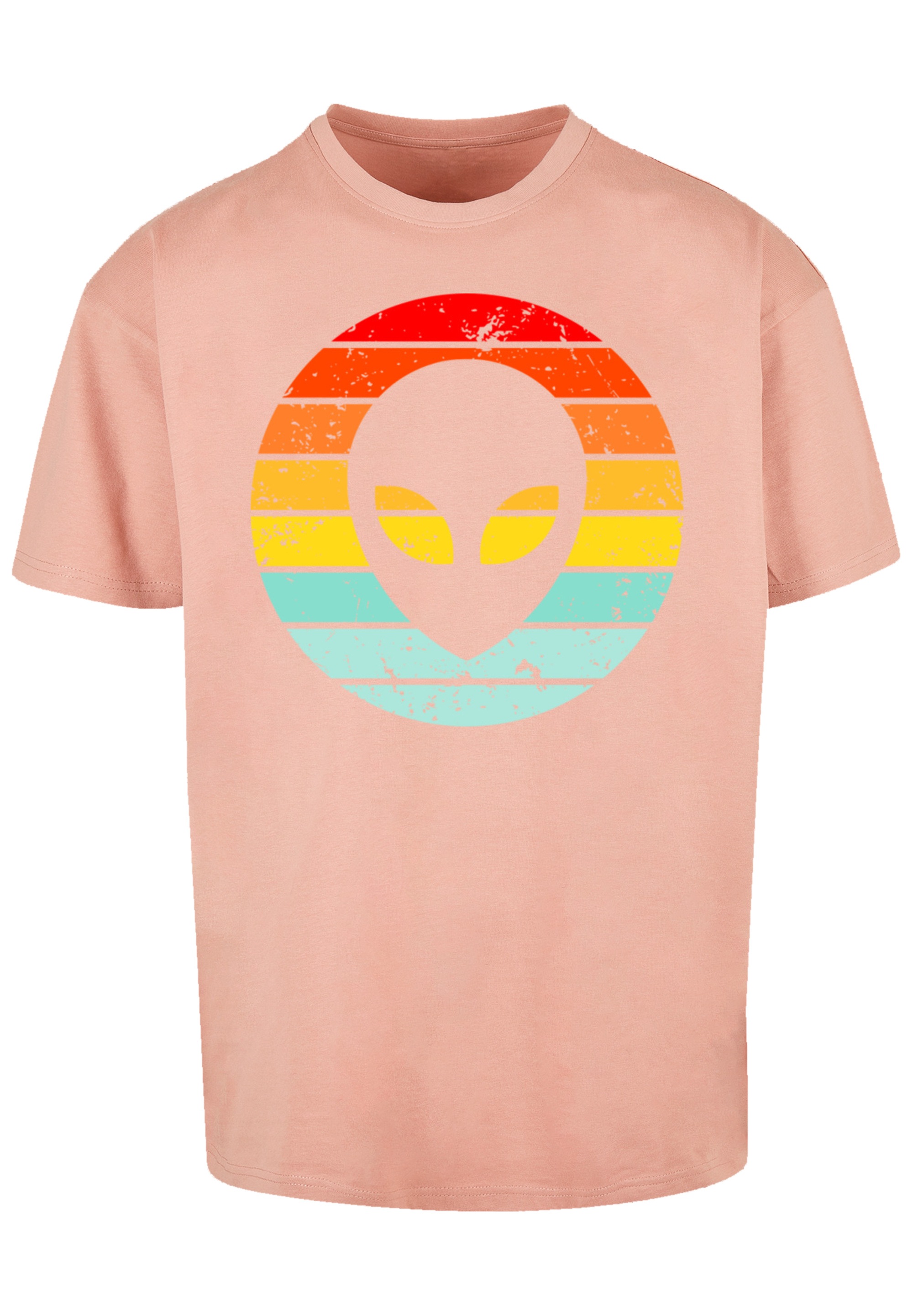F4NT4STIC T-Shirt »Alien Retro Sonnenuntergang«, Premium Qualität