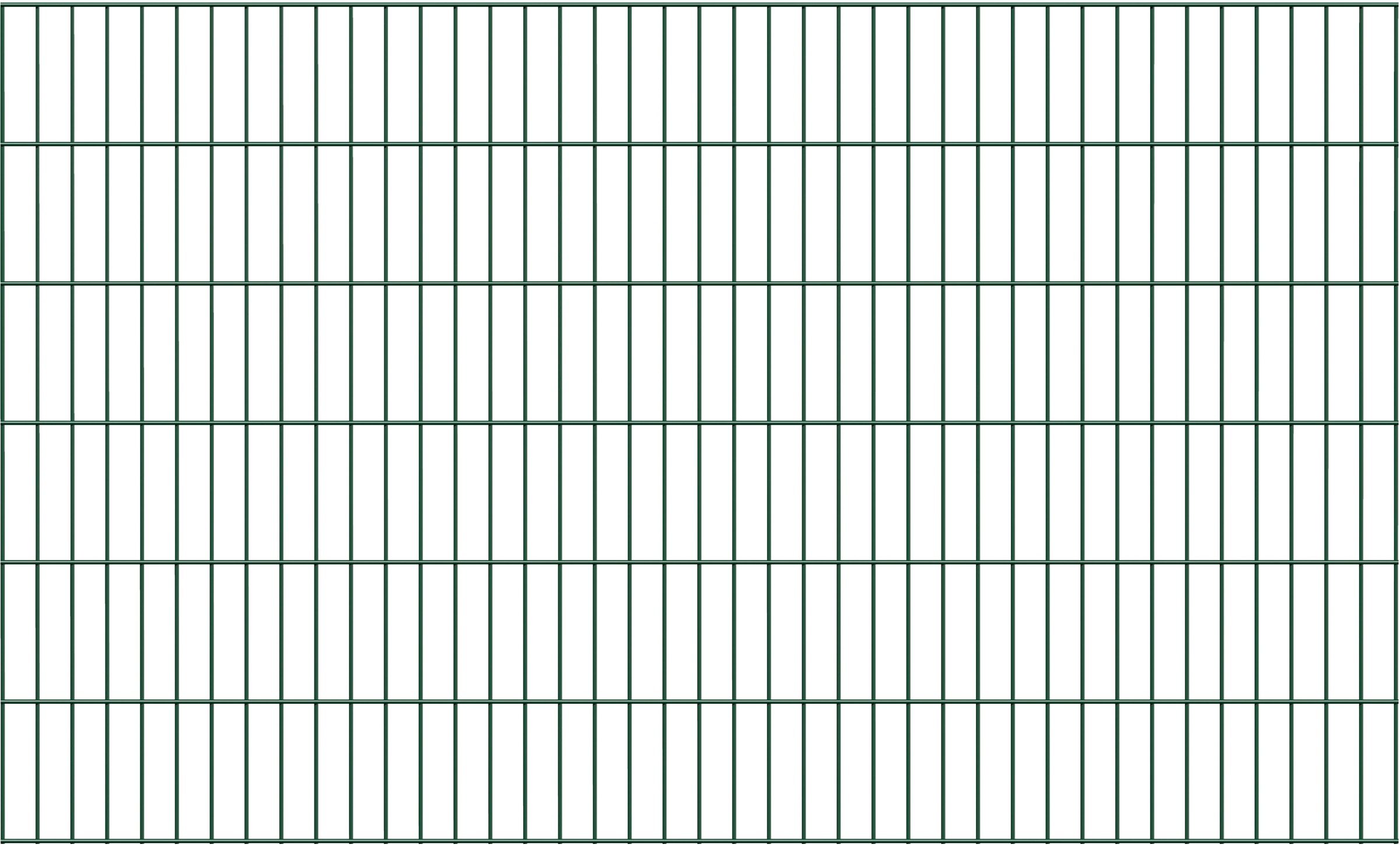 Alberts Doppelstabmattenzaun "Doppelstab-Gittermatte 6/5/6", LxH: 200x120 c günstig online kaufen