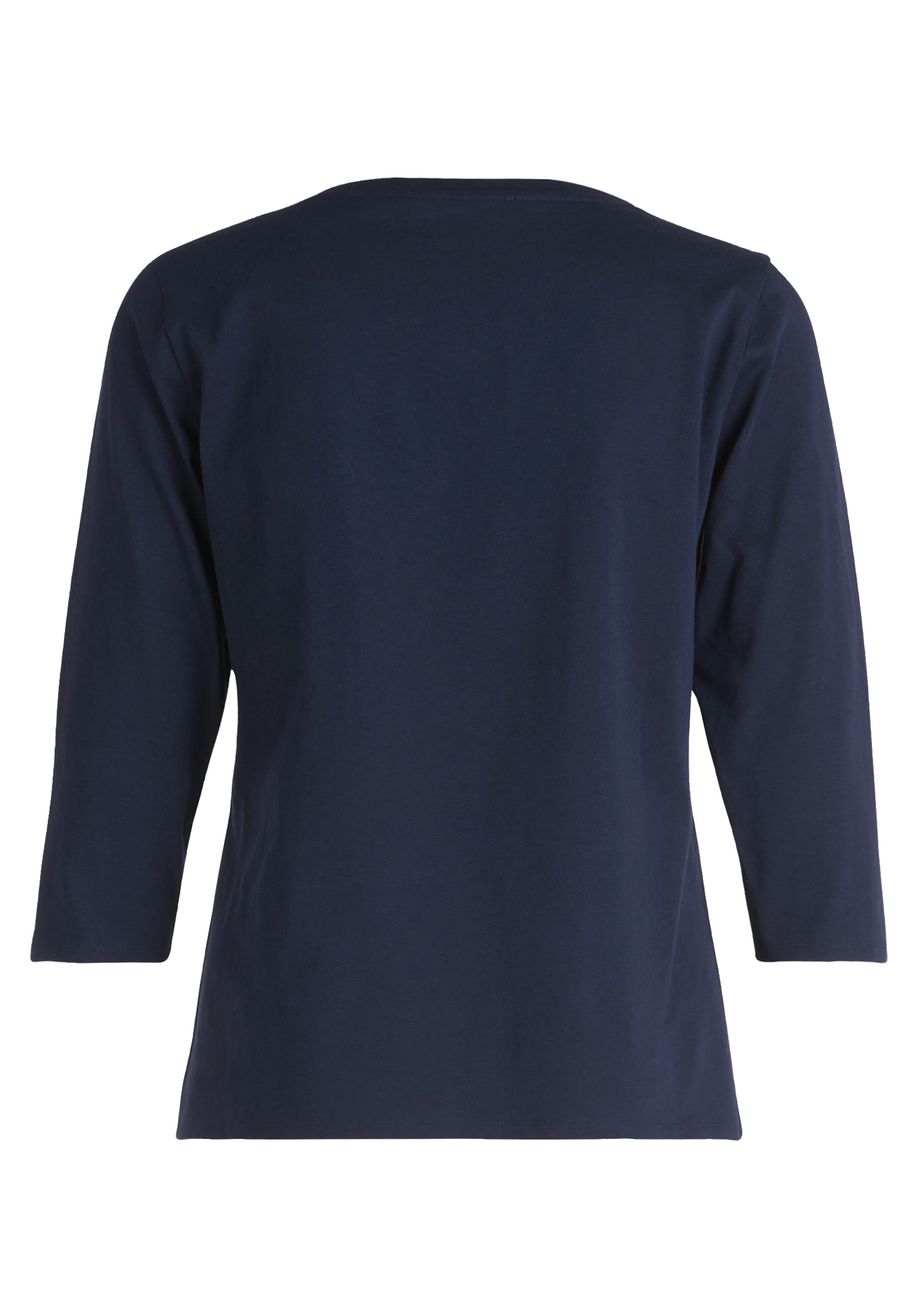 Betty Barclay 3/4-Arm-Shirt »Betty Barclay Basic Shirt mit Rundhalsausschnitt«, (1 tlg.), Rippbündchen