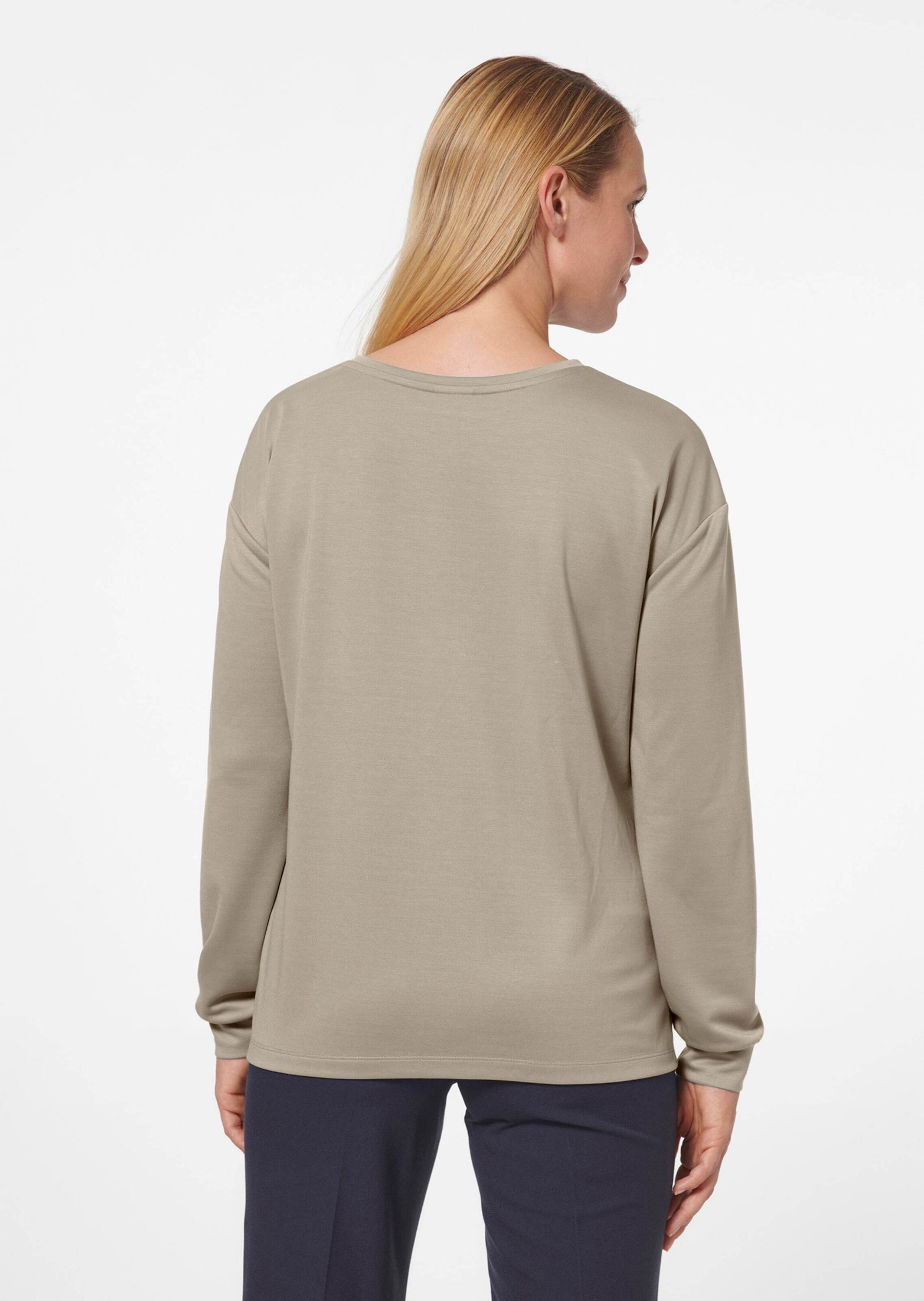 MADELEINE Langarmshirt »Sweatshirt Sweatshirt mit Knoten-Drapierung«