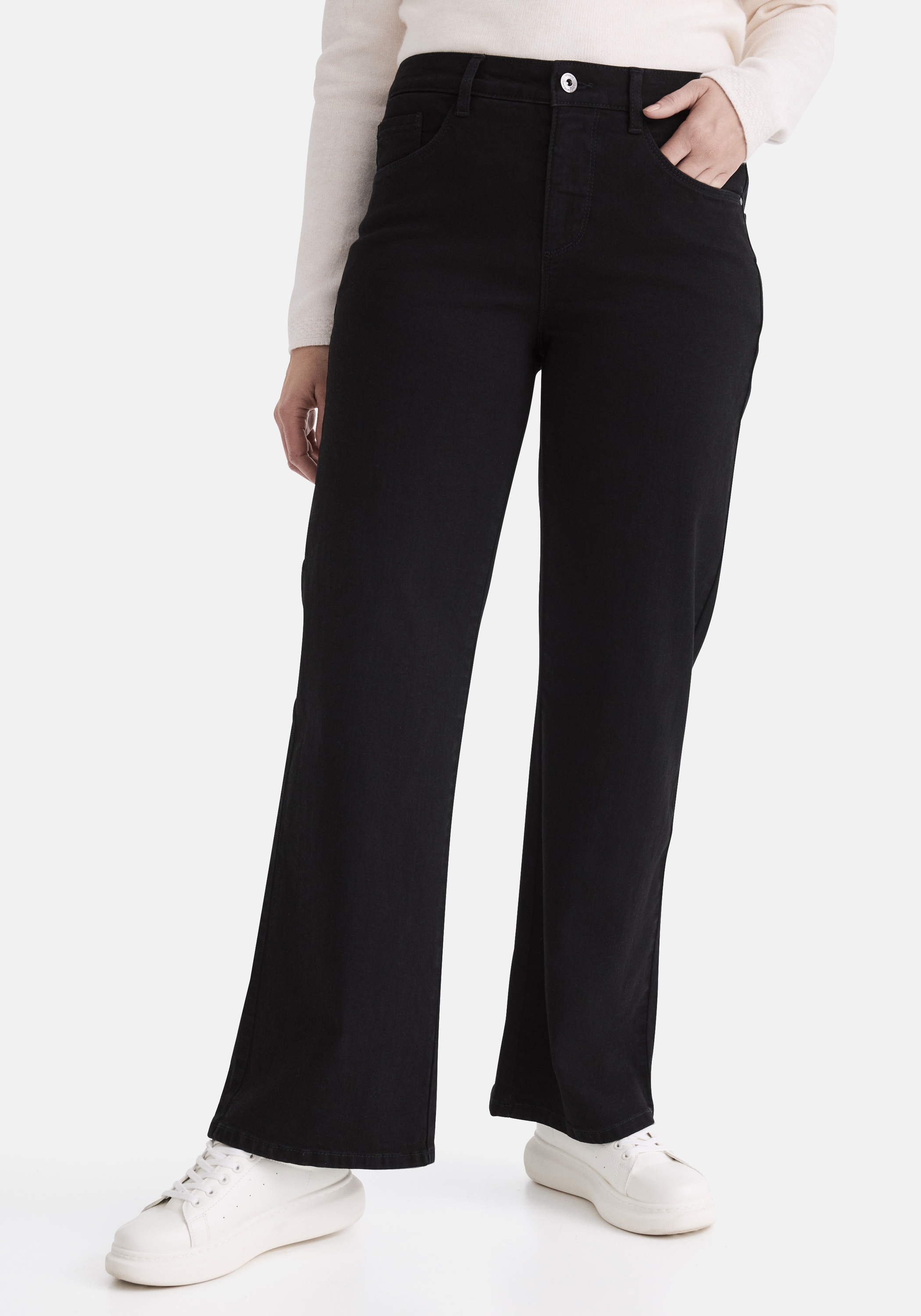 STOOKER WOMEN "Mary Stretch Wide leg fit" Wide Leg Fit Casual Clean Wash Jersey für Damen