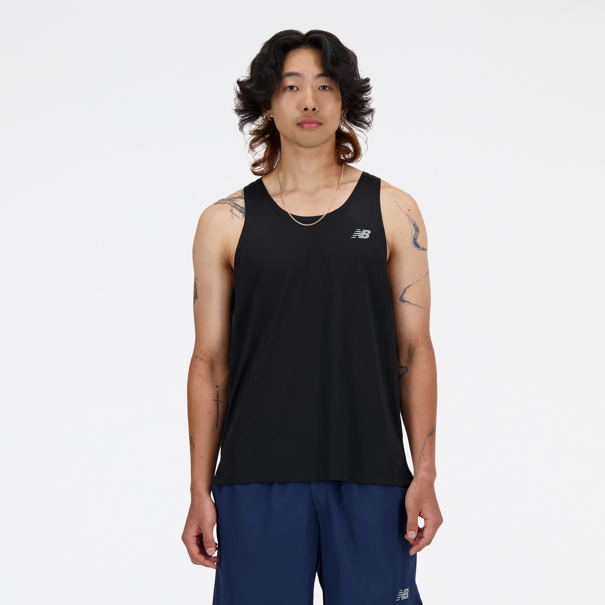 New Balance Lauftop "Sport Essentials Tank Mens TOP-36317" mit Label