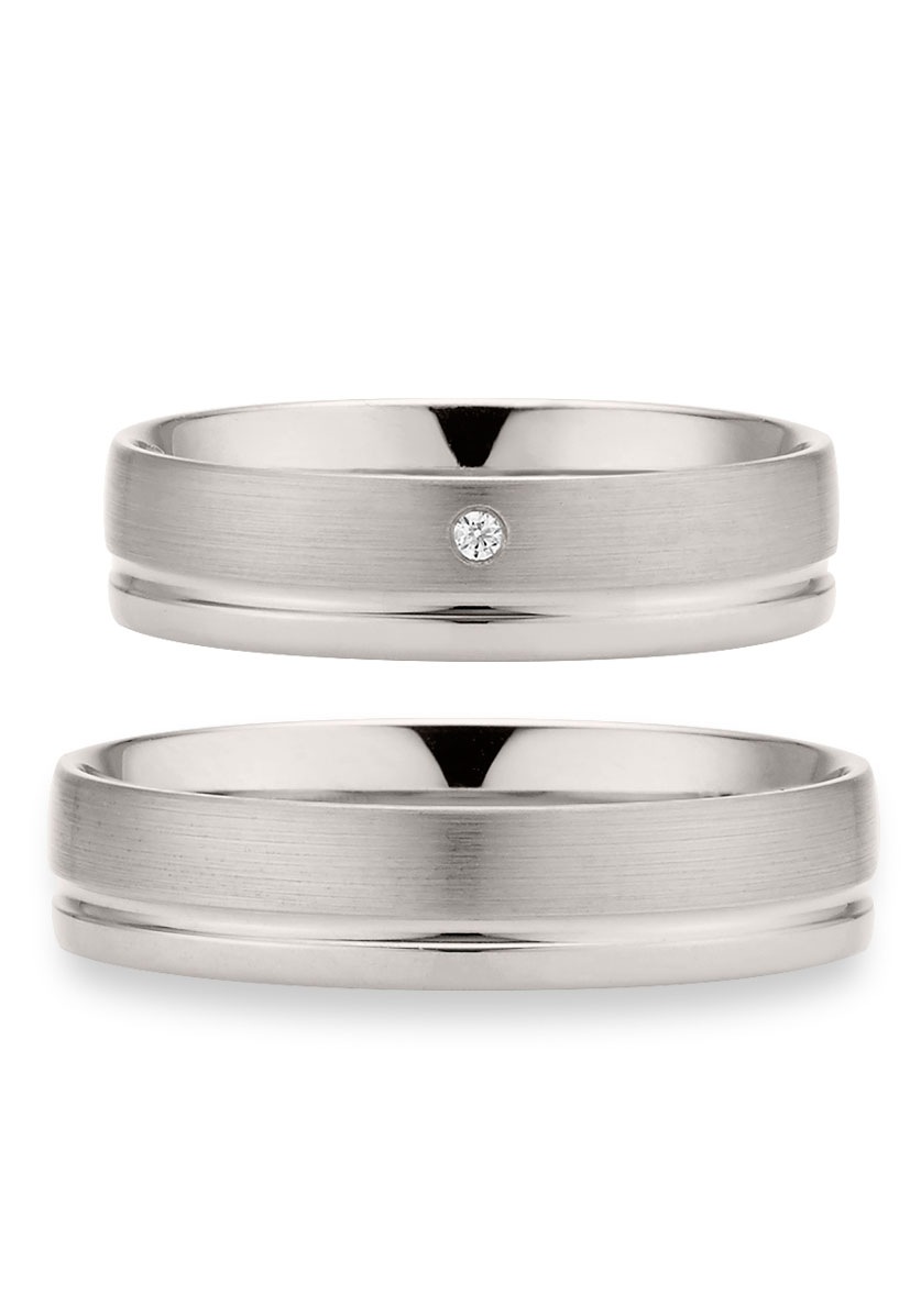 Phönix Trauring »Schmuck Geschenk Silber 925 Trauring Ehering LIEBE versch. Varianten«, Made in Germany - wahlweise mit oder ohne Brillant