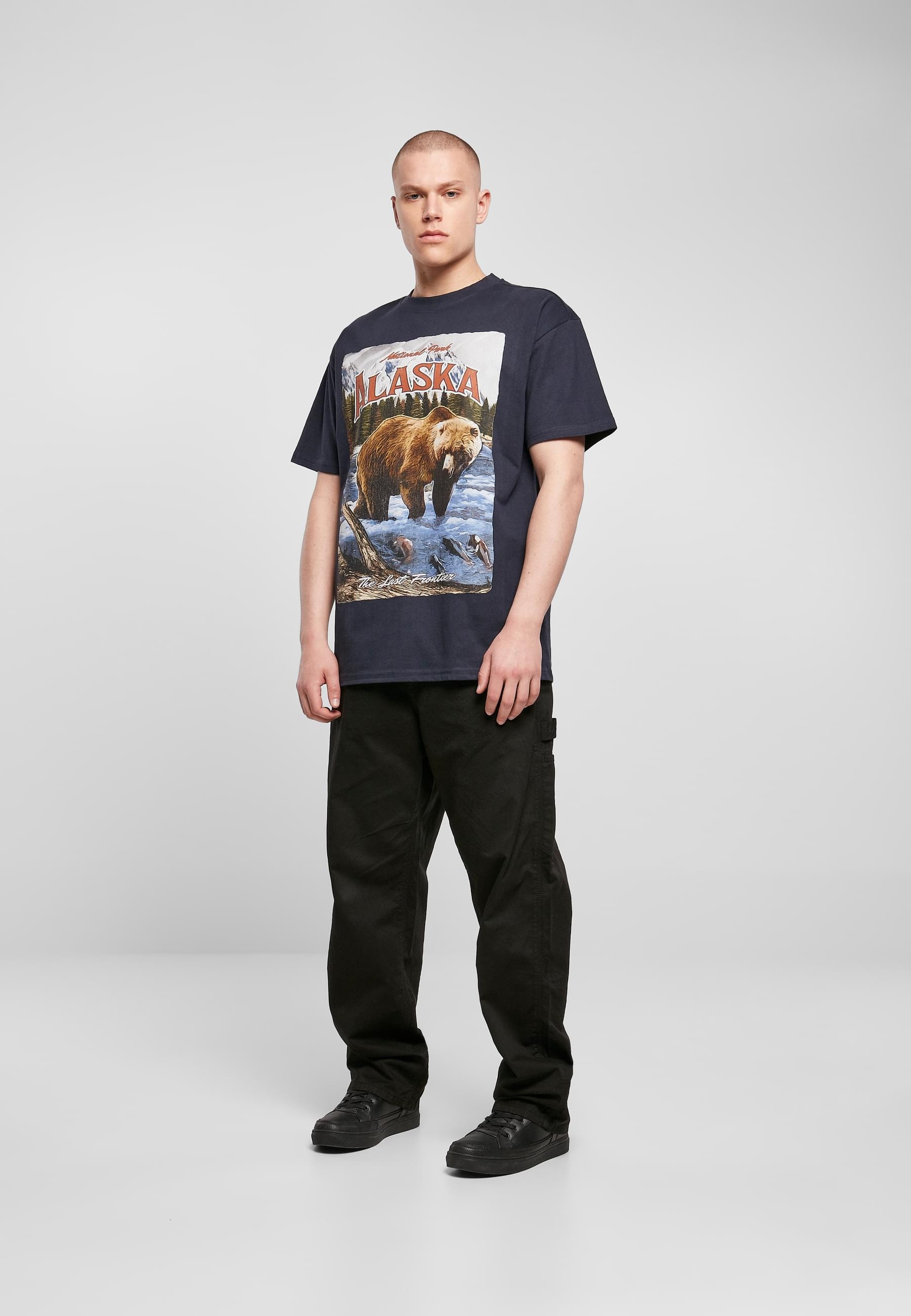 Upscale by Mister Tee T-Shirt »Upscale by Mister Tee Herren Alaska Vintage Oversize Tee«, (1 tlg.)