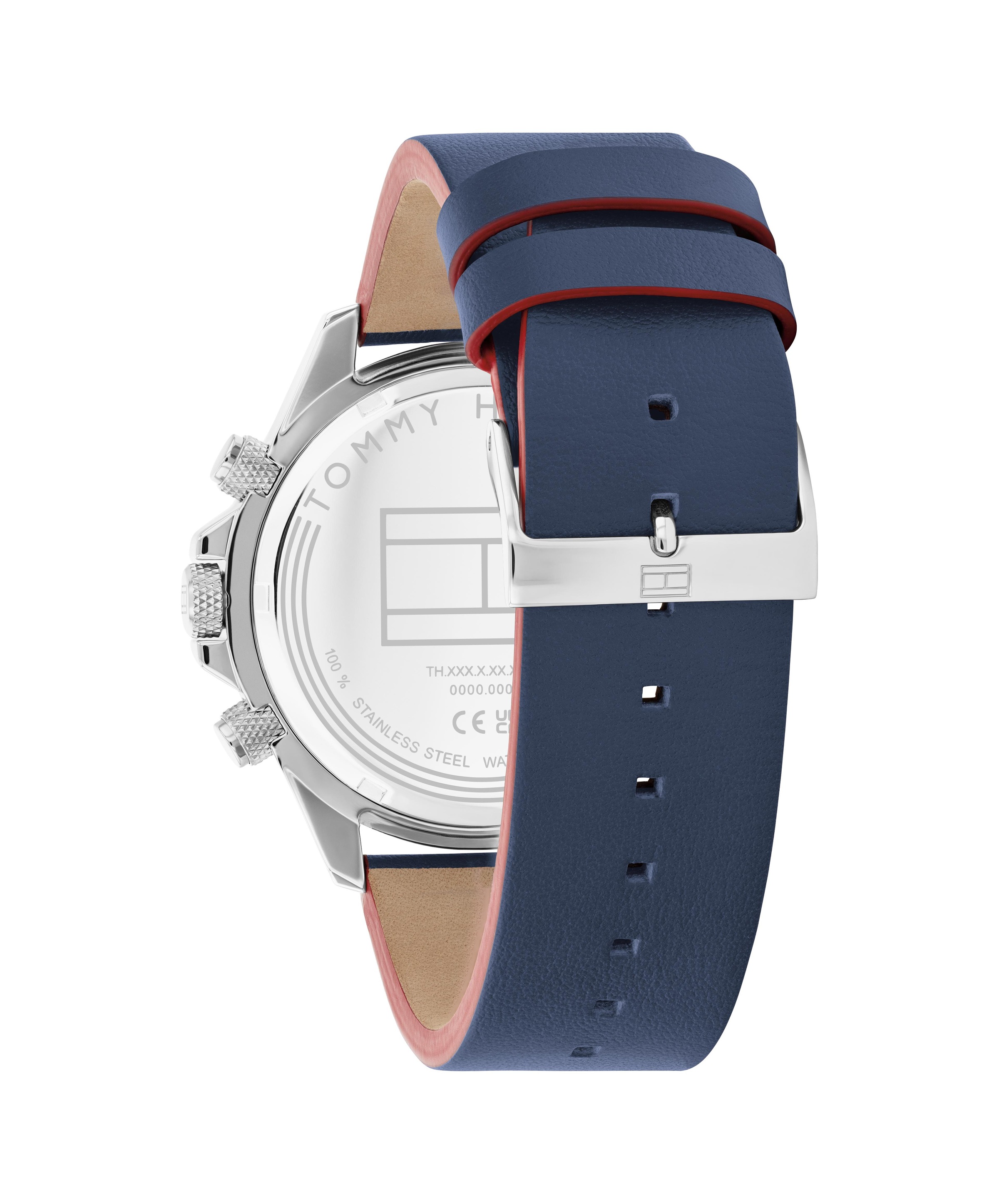 Tommy Hilfiger Multifunktionsuhr »CLARK« Quarzuhr, Armbanduhr, Herrenuhr, Lederarmband, analog
