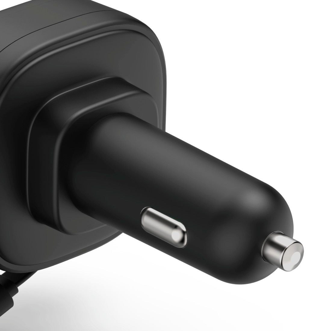 Hama Schnelllade-Gerät »Auto Ladeadapter USB C mit ausziehbarem Kabel 30W« Ausziehbares Kabel, Dual USB-C, 30W Schnellladen, PD 3.0, Schutzchip