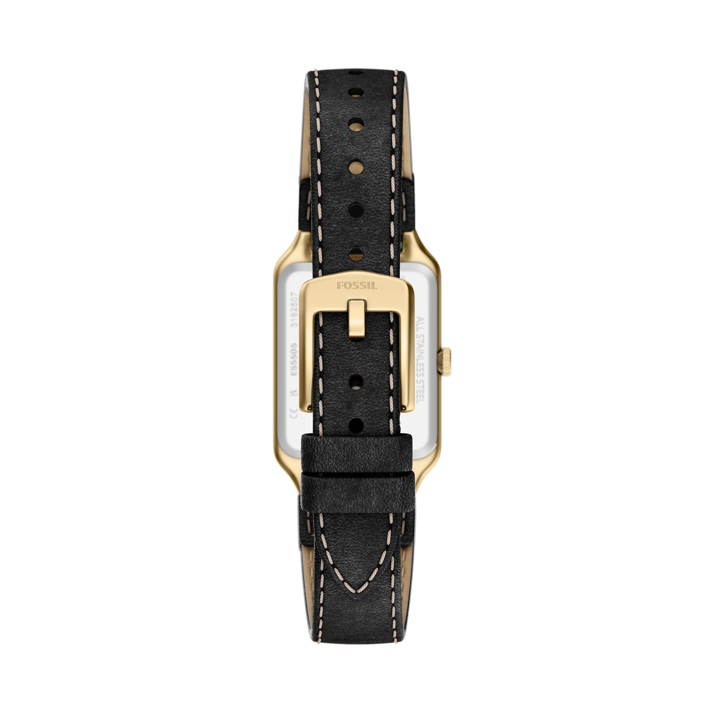 Fossil Quarzuhr »Raquel« Armbanduhr, Lederarmband, analog, Tag