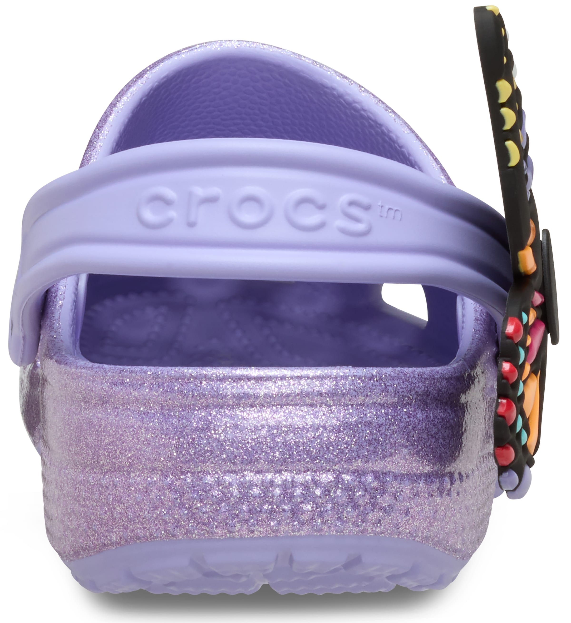 Crocs Clog »Classic IAM Butter Fly«, Sandale, Hausschuh mit Glitzer