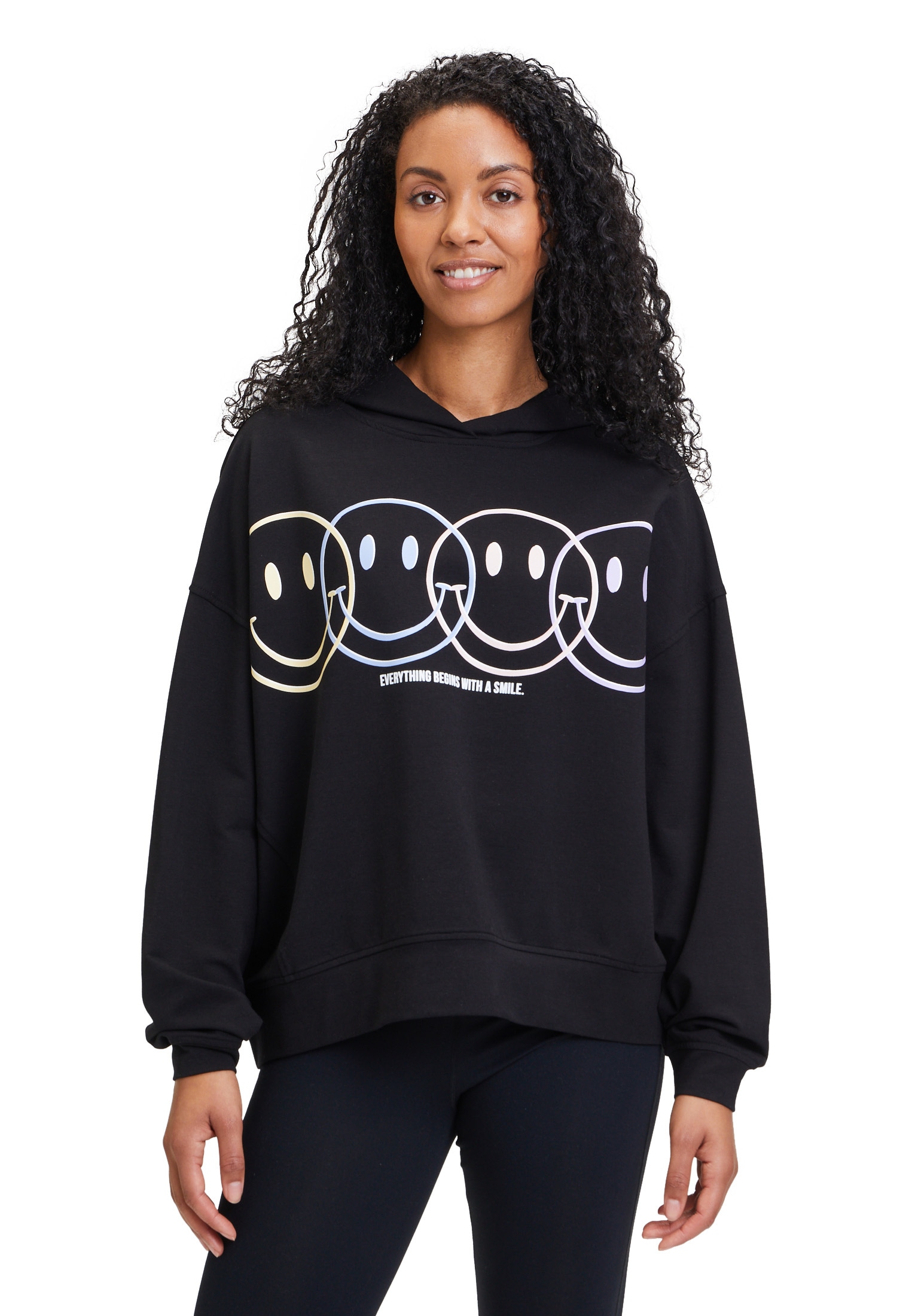Betty Barclay Sweatshirt »Betty Barclay Sweatpullover mit Kapuze«, Form