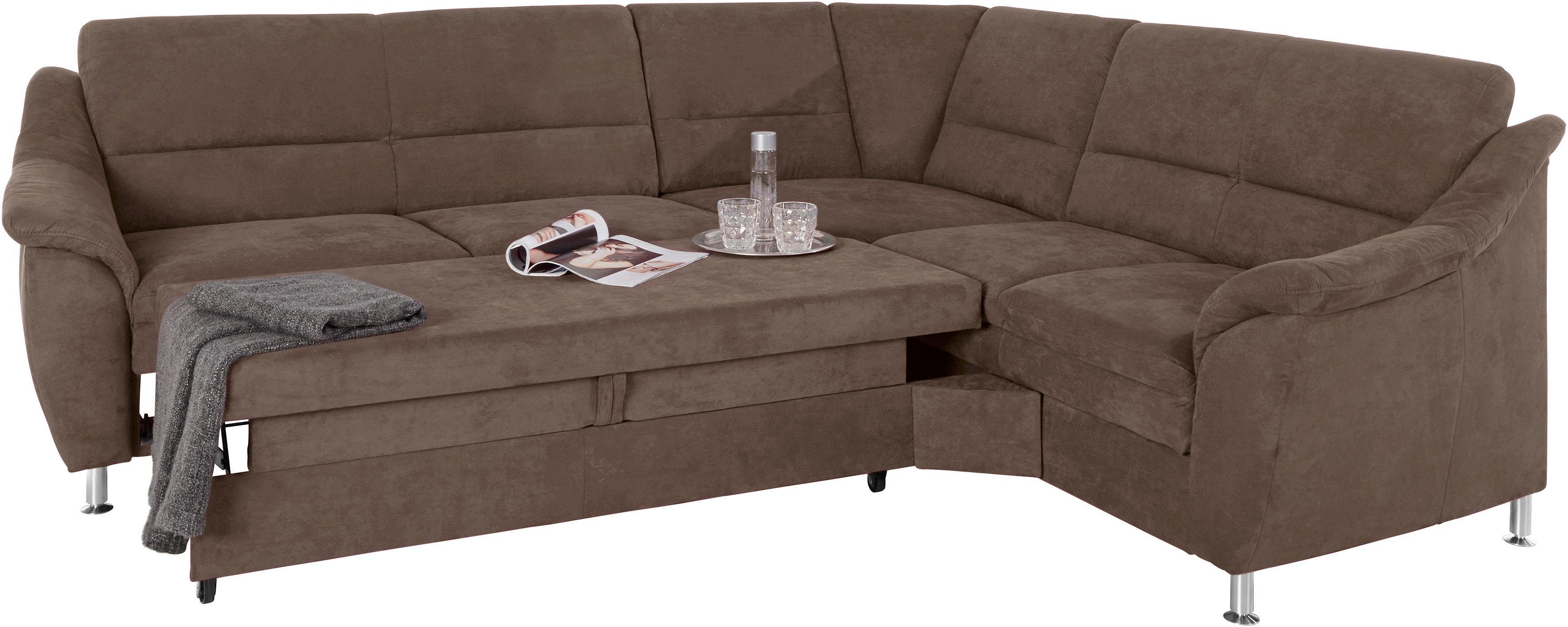 Thumbnail - Places of Style Ecksofa "Cardoso L-Form", mit Trapezecke für mehr Sitzkomfort, wahlweise auch mit Bettfunktion