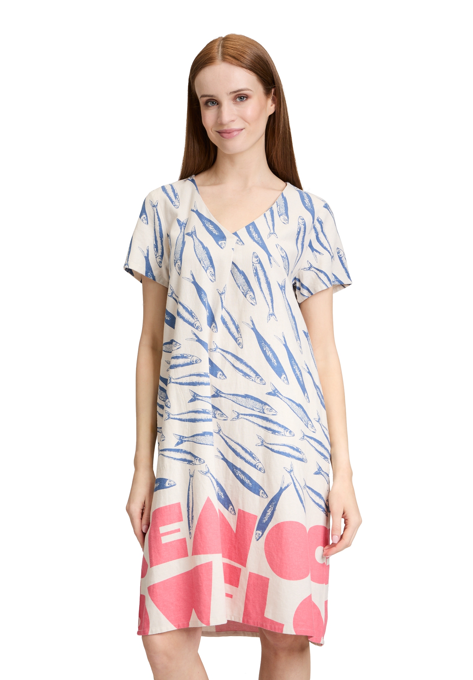 Betty Barclay Sommerkleid "Betty Barclay Sommerkleid mit V-Ausschnitt", For günstig online kaufen
