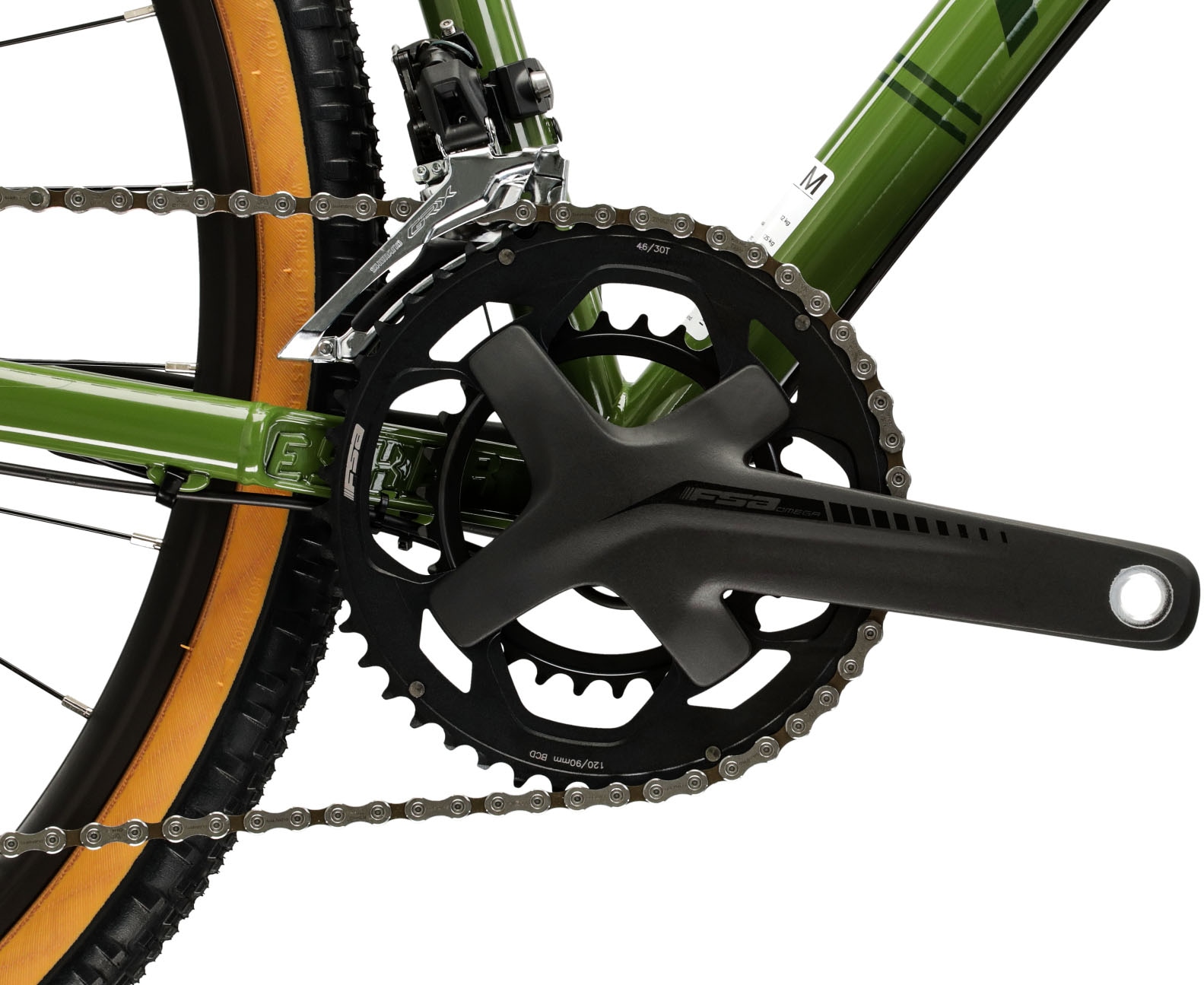 Kross Gravelbike »Gravelbike Esker 4.0 grün 20 Gänge«, 20 Gang, Shimano, GRX RX400 Schaltwerk, Kettenschaltung