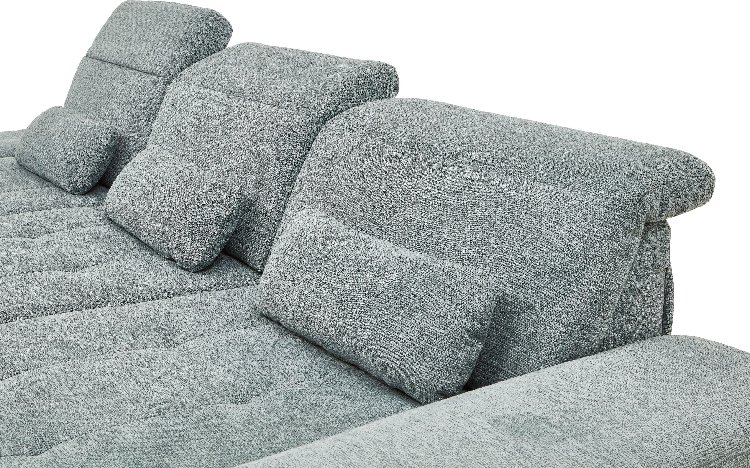 Die PlanBar Ecksofa »MP-IN20126 L-Form«, mit Kopfteilverstellung, optional Sitztiefen- & Armteilverstellung