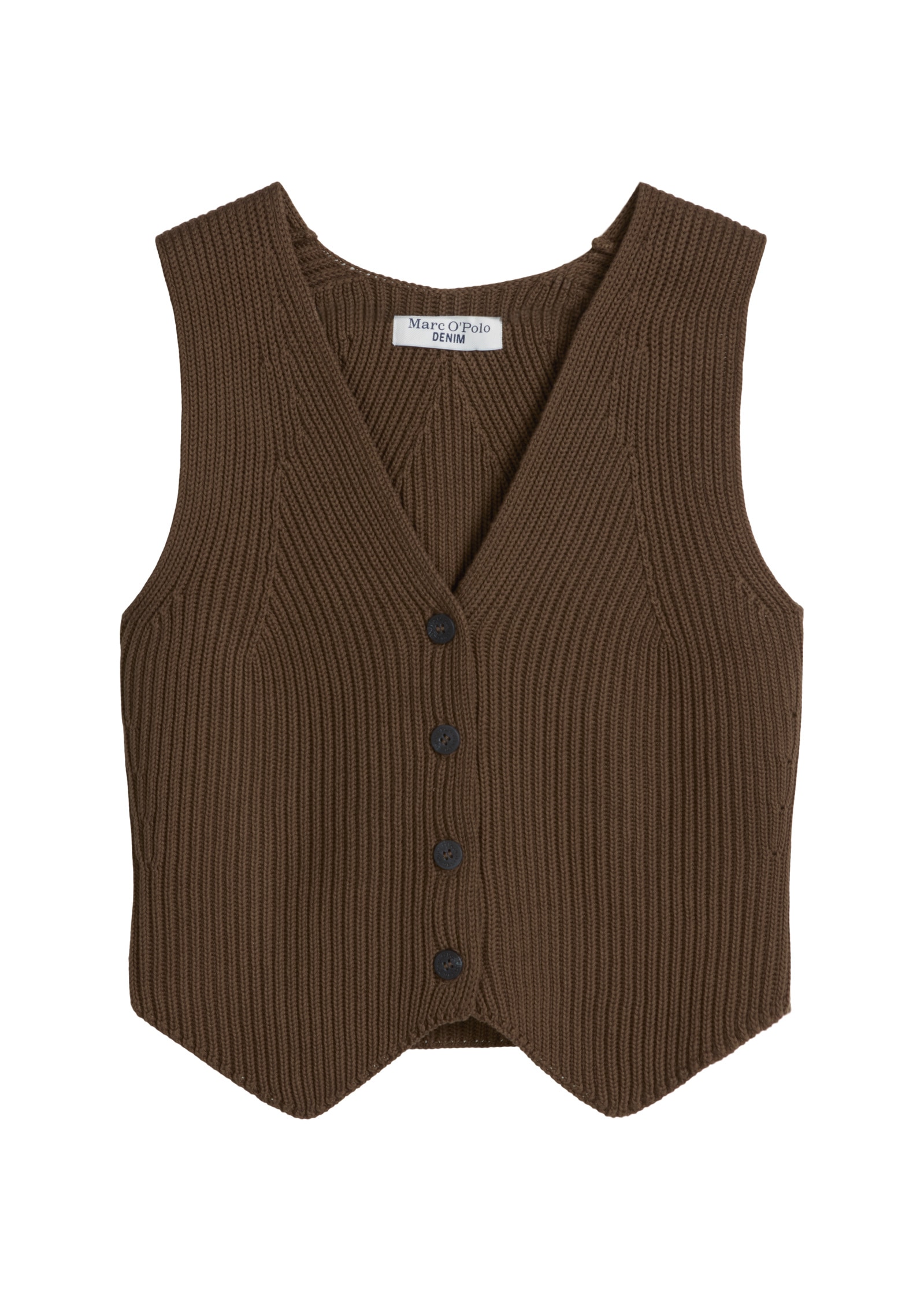 Marc O'Polo DENIM Strickweste »aus reinem Organic Cotton-Garn«