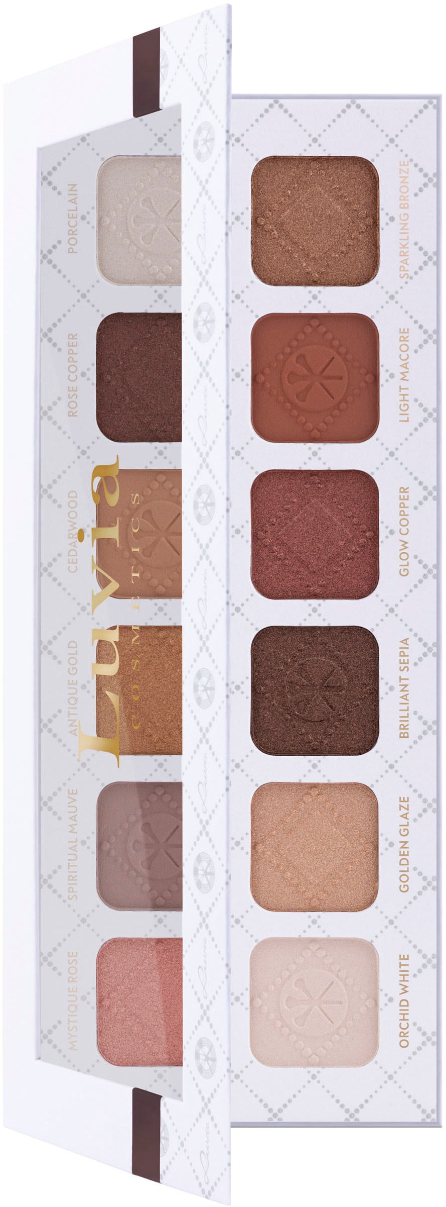 Luvia Cosmetics Lidschatten-Palette »Karmaflage« Matt und schimmernd, hochpigmentiert, müheloses Verblenden.