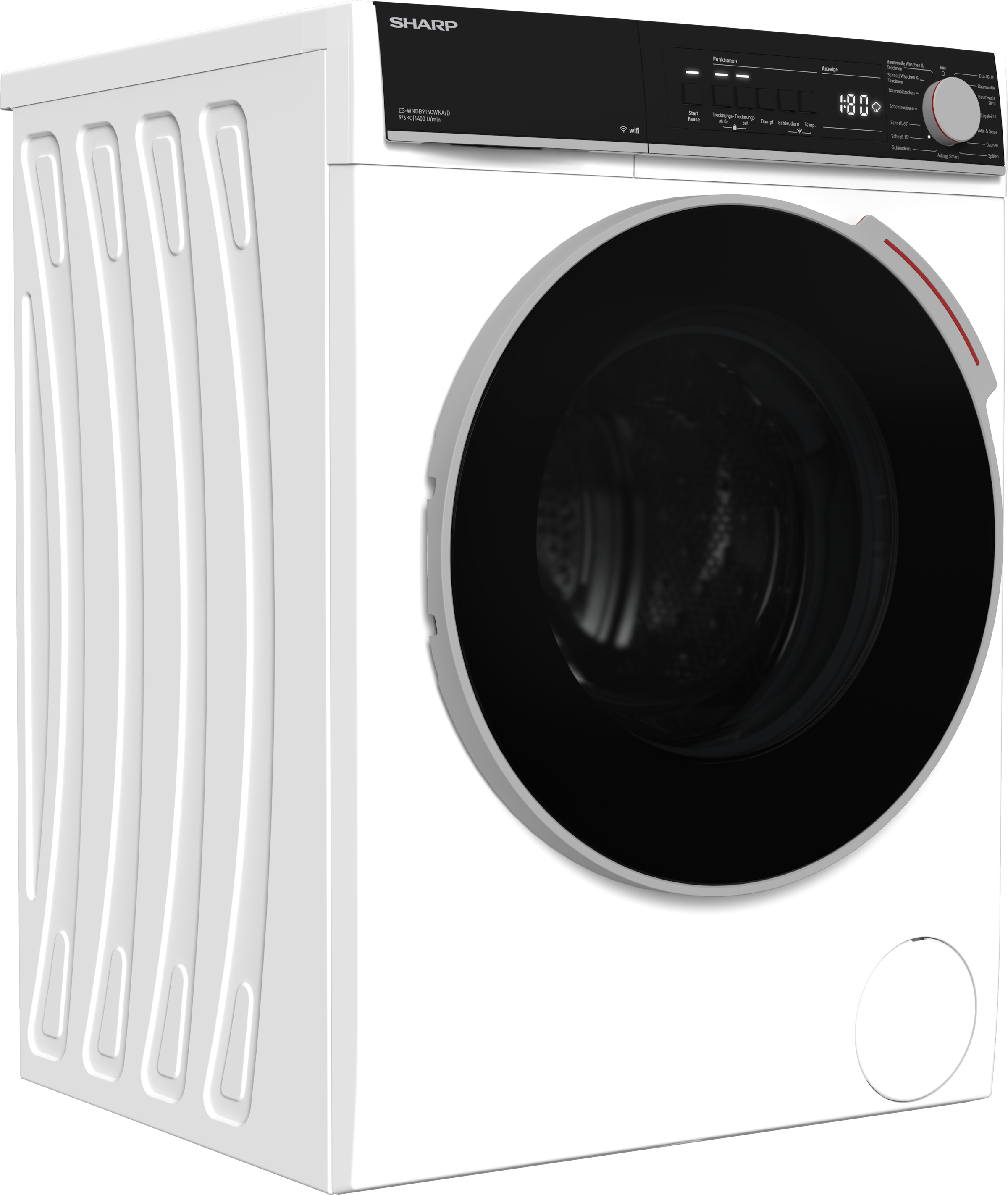 Sharp Waschtrockner "ES-WNDB914CWNA/D-DE" 9 kg /6 kg 74 dB(A) 9kg/6kg / +WI günstig online kaufen