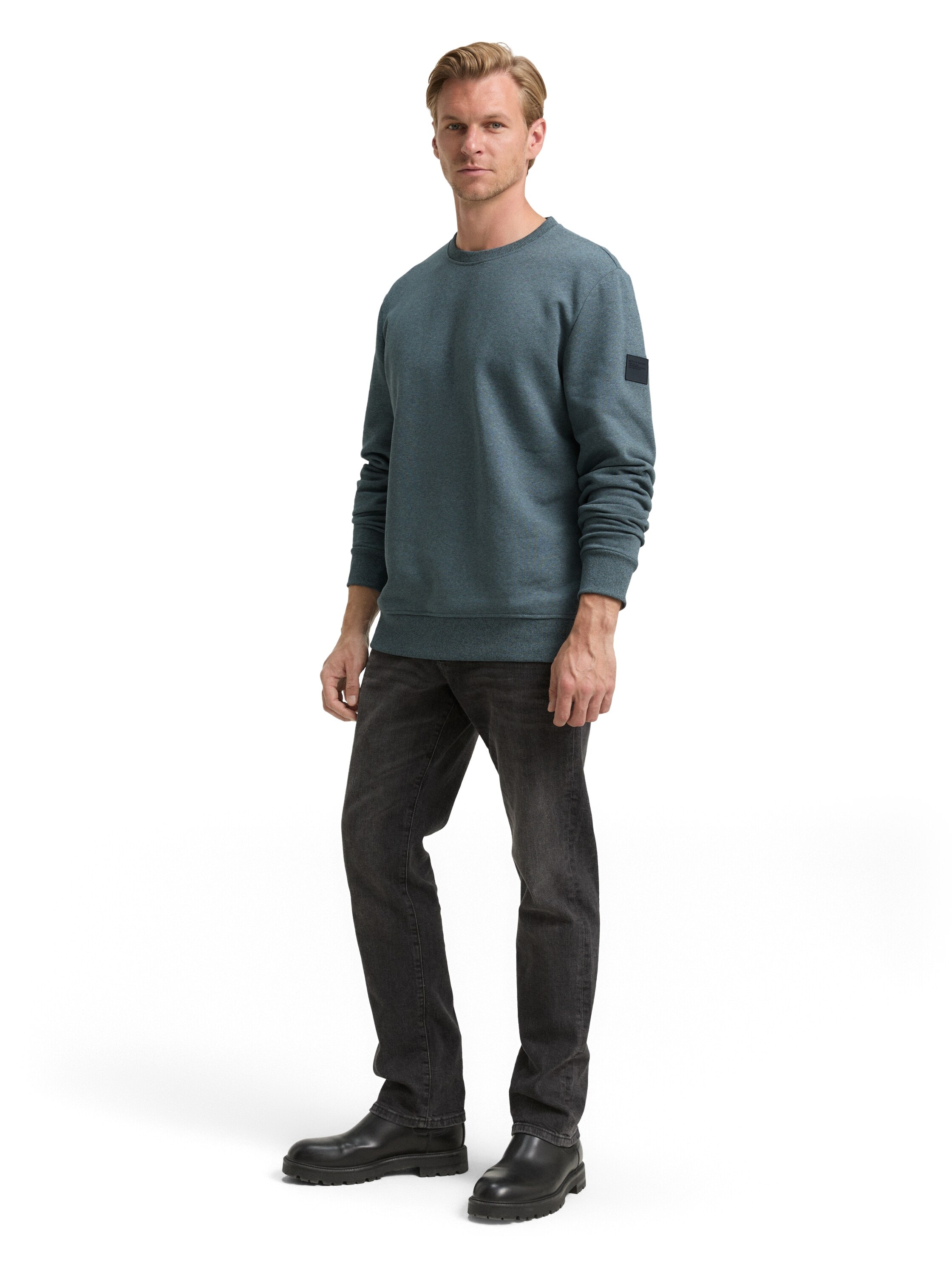 TOM TAILOR Sweatshirt , mit Logo Stickerei am Arm
