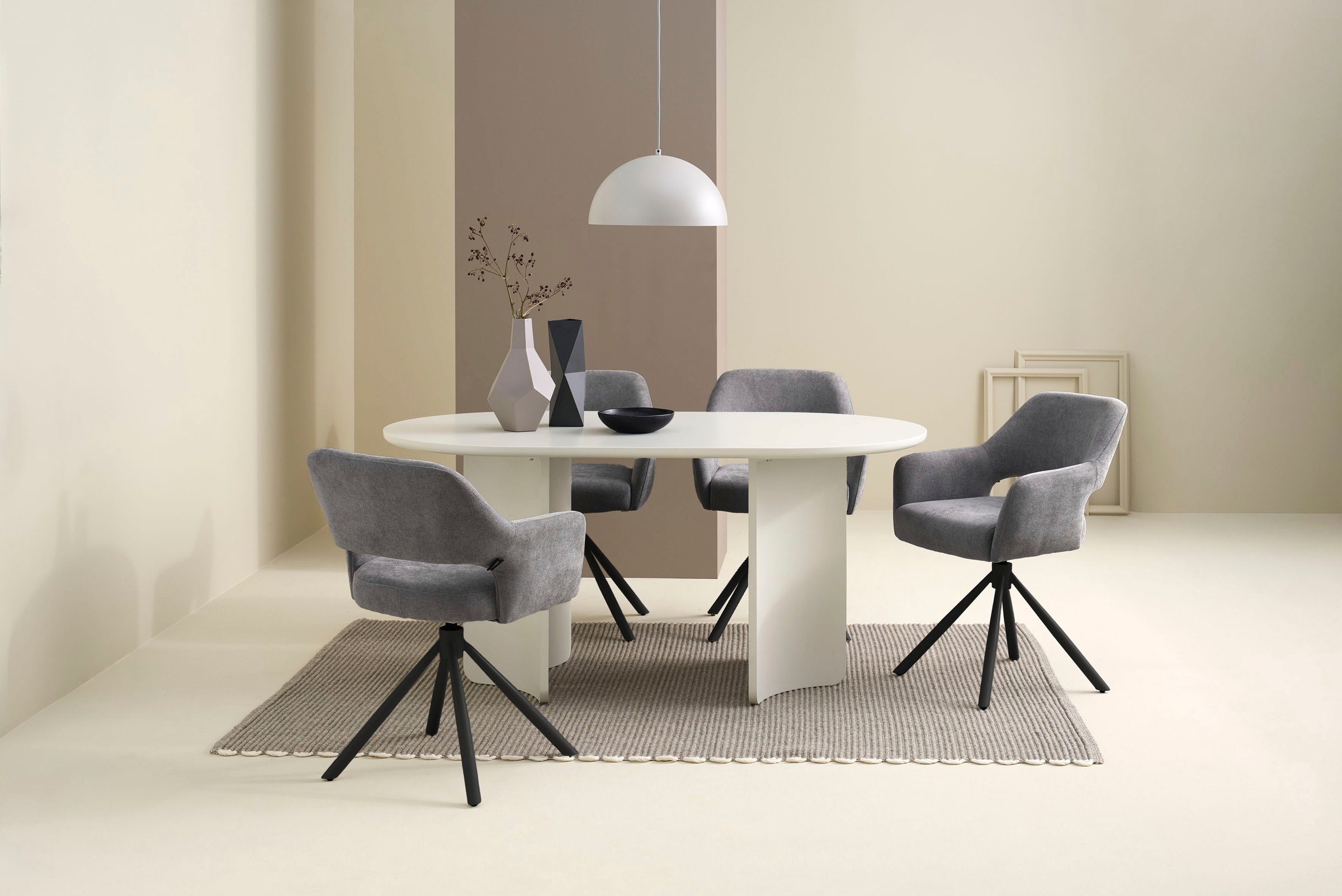 SCHÖNER WOHNEN-Kollektion Esszimmerstuhl "STAVANGER, 360 drehbar mit Rückho günstig online kaufen