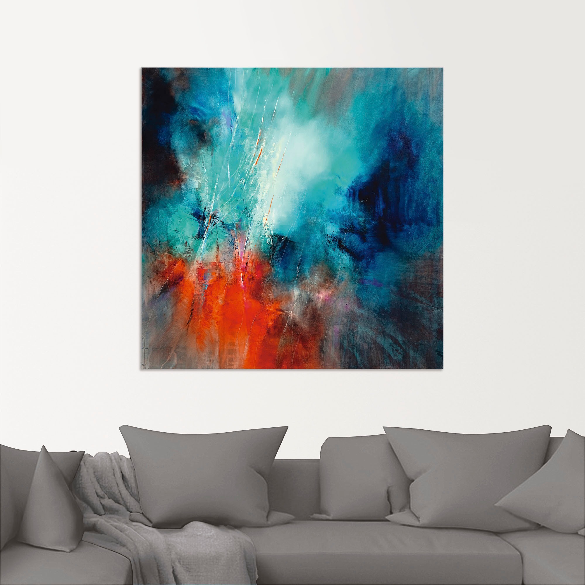 Artland Wandbild "Frühling im Eistobel" Gegenstandslos 1 Stk. tlg. als Alub günstig online kaufen