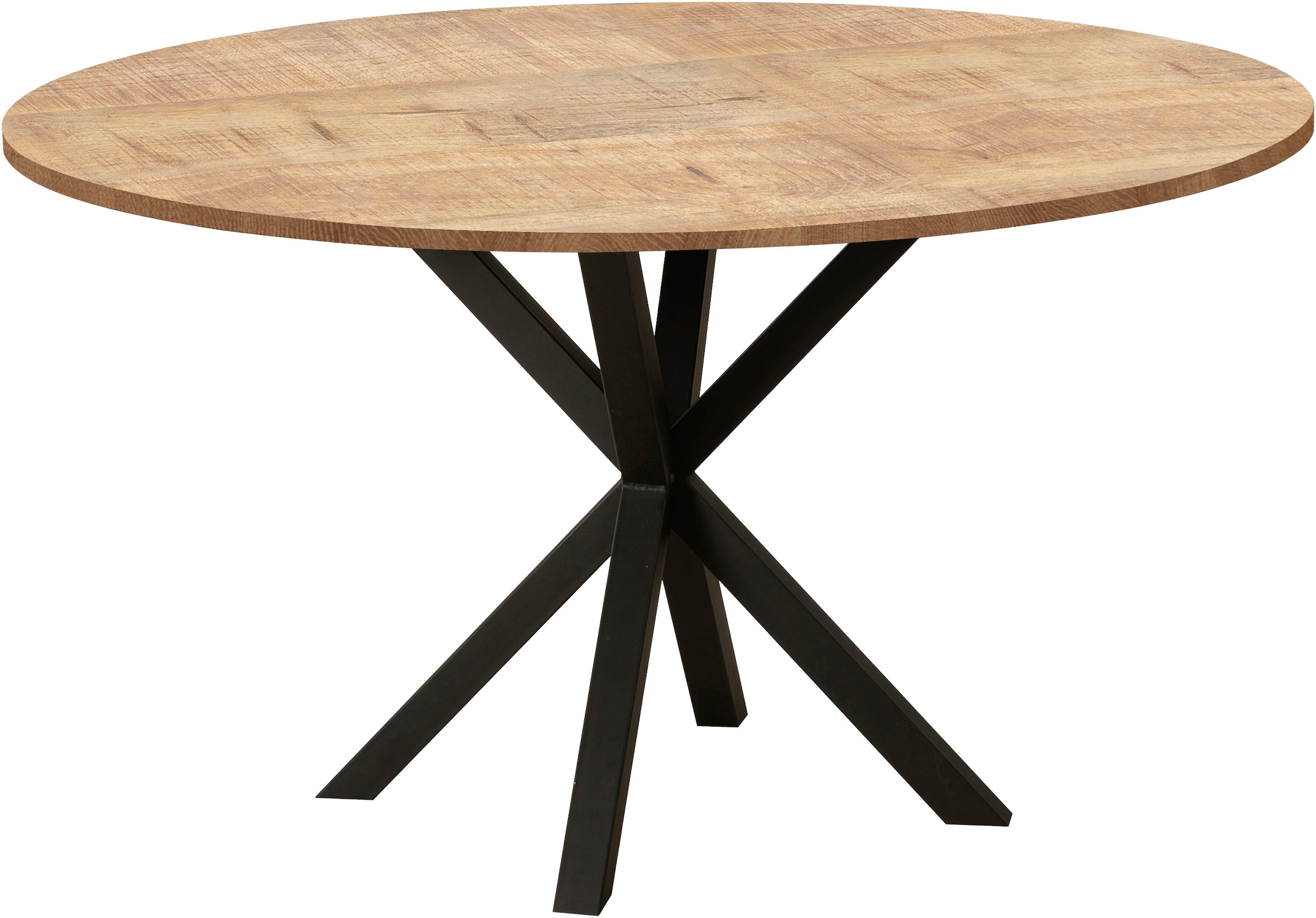 OMG Design Esstisch "Kent" 1 Stk. tlg. Hochwertige Melamin-Tischplatte mit Metallgestell