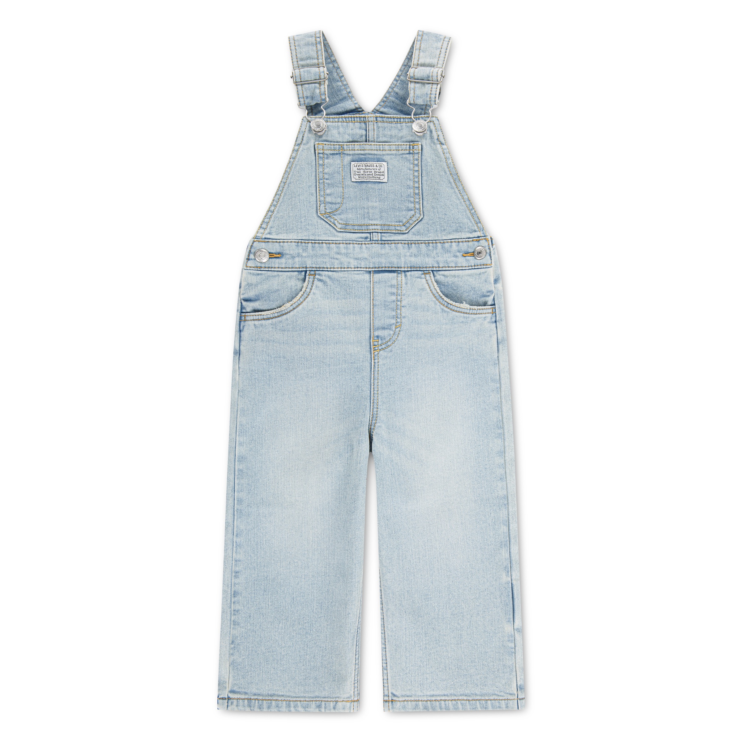 Levi's® Kids Jeanslatzhose »LVN DENIM OVERALL« wickelfreundliche Knopföffnung, Regular Fit