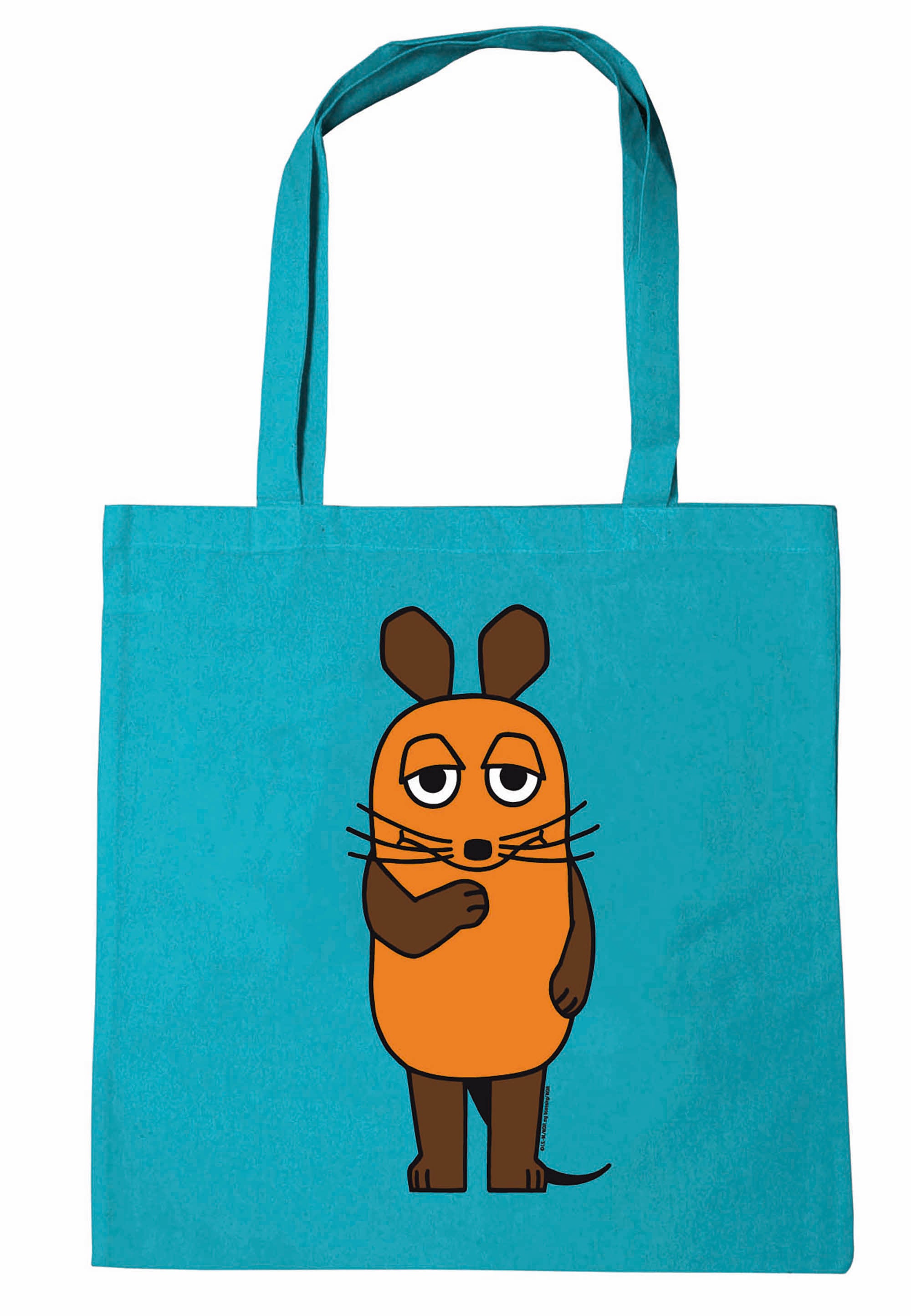 LOGOSHIRT Schultertasche Die Sendung Mit Der Maus - Maus, Mit Sendung Mit Der Maus-Logo Fr