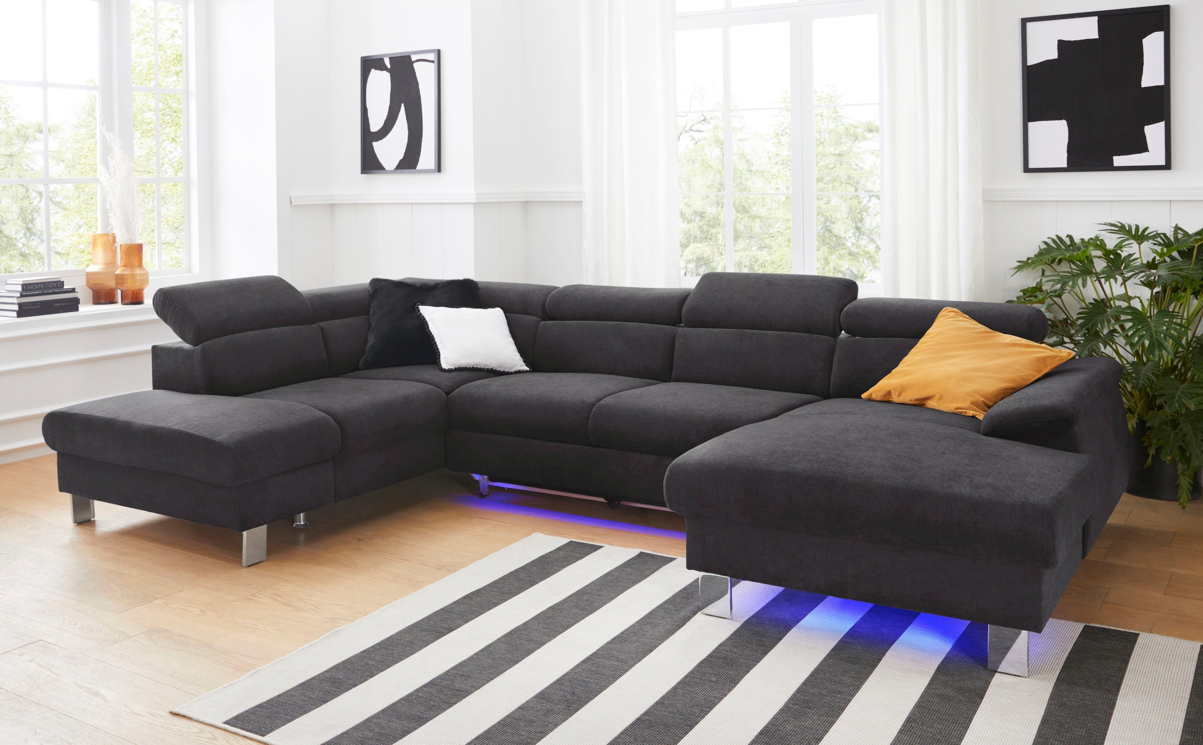 COTTA Polstergarnitur "Komaris U-Form", (Set), Set bestehend aus: Wohnlands günstig online kaufen