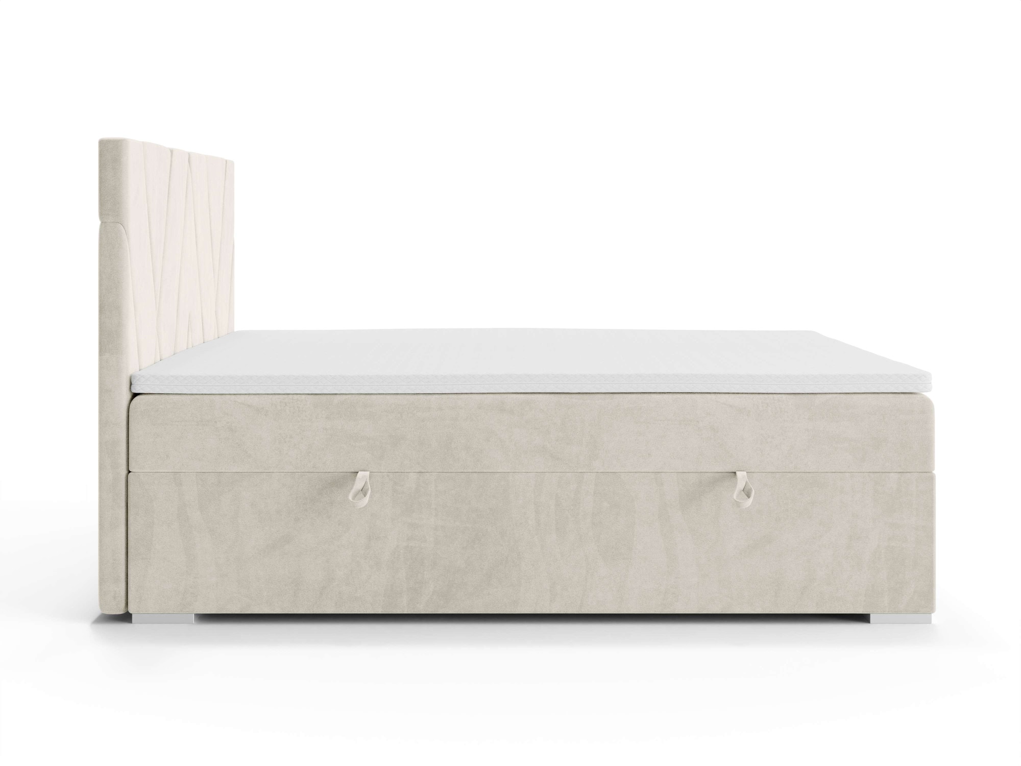 Places of Style Polsterbett »Liania mit Matratze und Topper, in 2 Breiten (160 und 180 cm)«, Boxspringbett mit Bettkasten, Matratze (BFK/TFK) und Topper