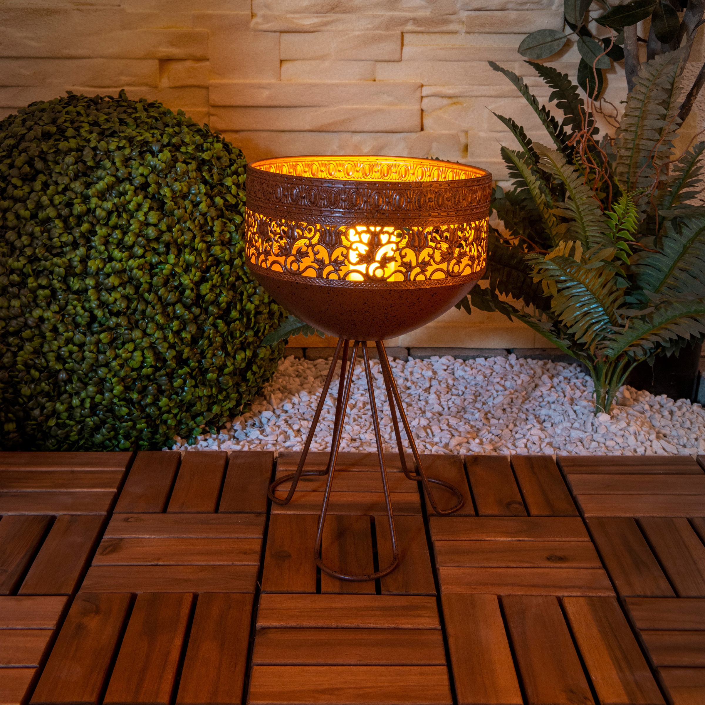 näve LED Solarleuchte "Rome" 1 Stk. Warmweiß Solar günstig online kaufen