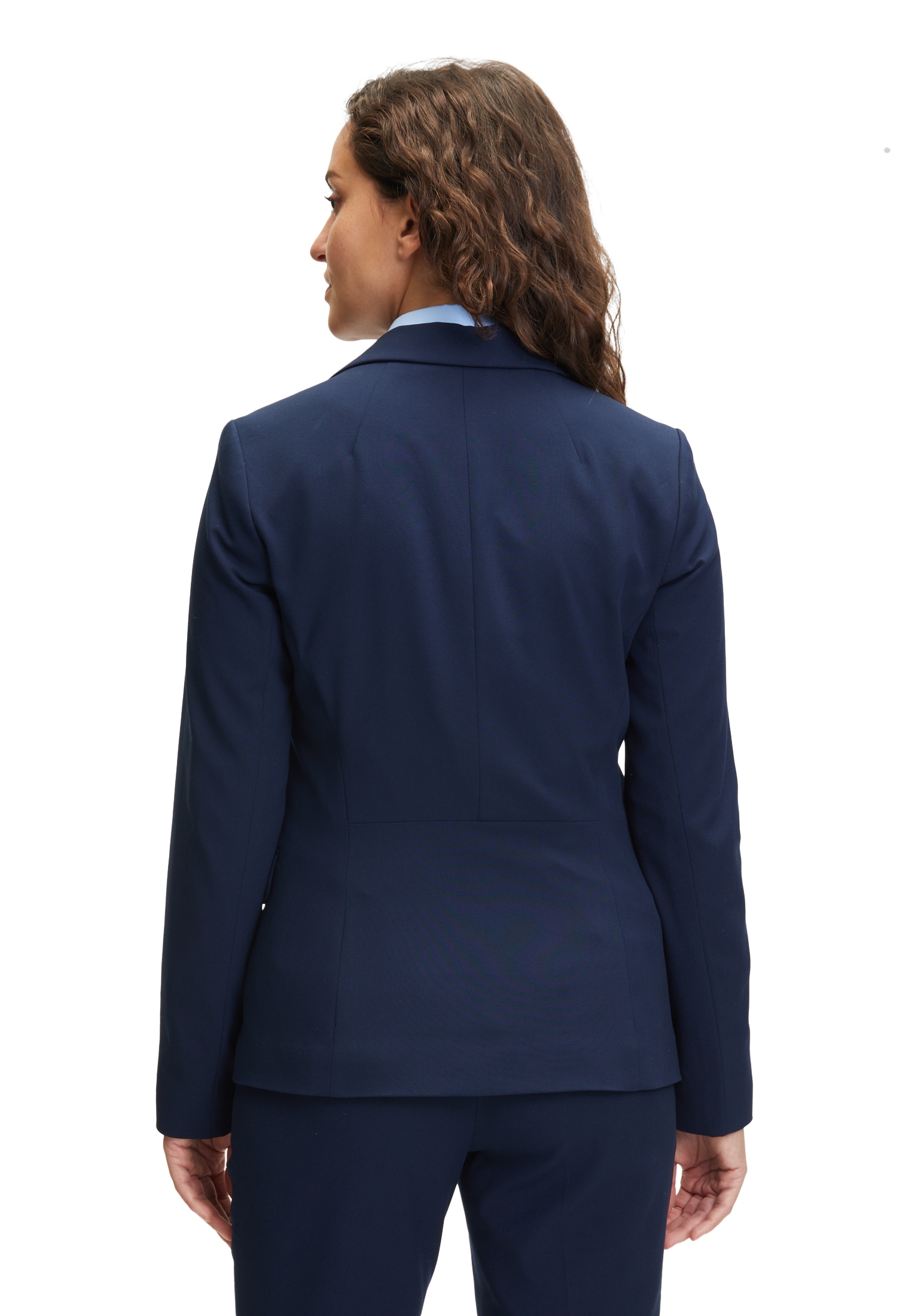 Betty&Co Longblazer »Betty & Co Klassischer Blazer mit Taschen«, Druckfutter