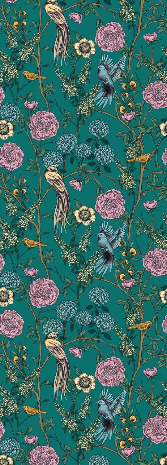 Vinyltapete »Malena«, bedruckt-Motiv-botanisch-floral-gemustert-natürlich, 90x250cm,...