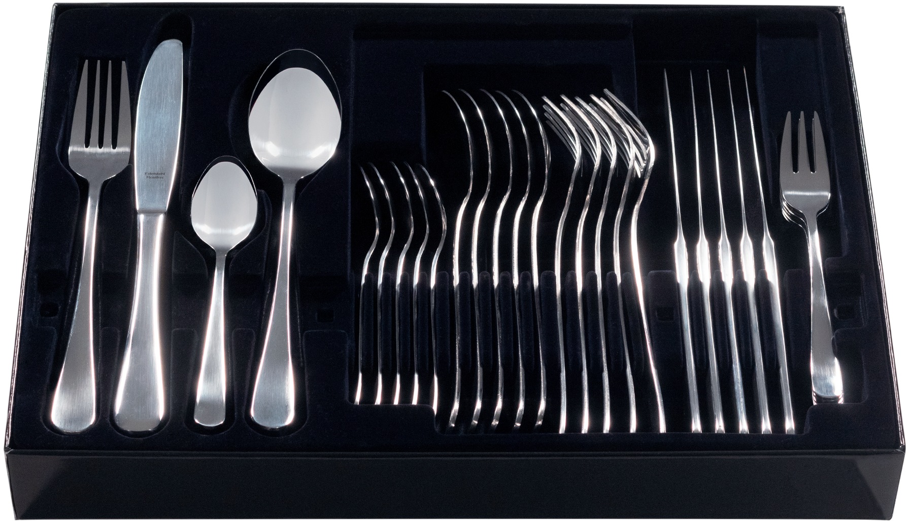 KING Bratpfanne »Küchenstart«, Aluminiumguss, (Set), Küchenmesser, Scheren, Besteck, Bratpfanne + Deckel Ø 24 cm,Induktion