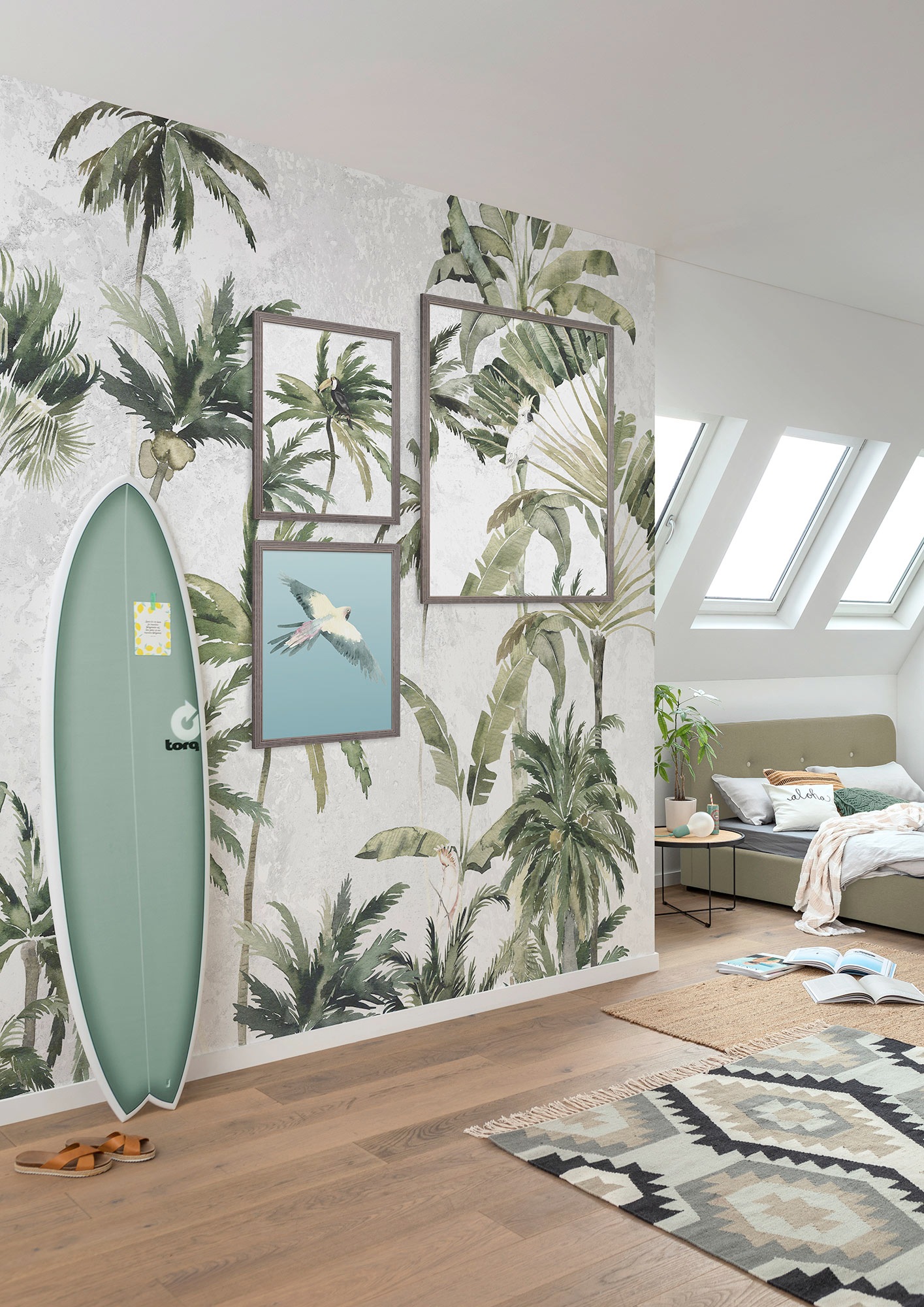 Komar Bild "Ciel" Natur 1 Stk. tlg. Wandbild zur Dekoration - ohne Rahmen günstig online kaufen