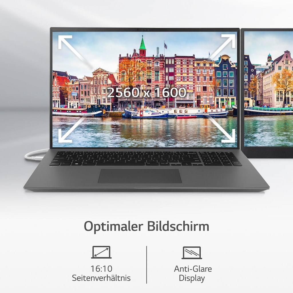 LG Notebook »gram 17«, 43,18 cm, / 17 Zoll, Intel, Core i7, Iris© Xe Graphics, 512 GB SSD