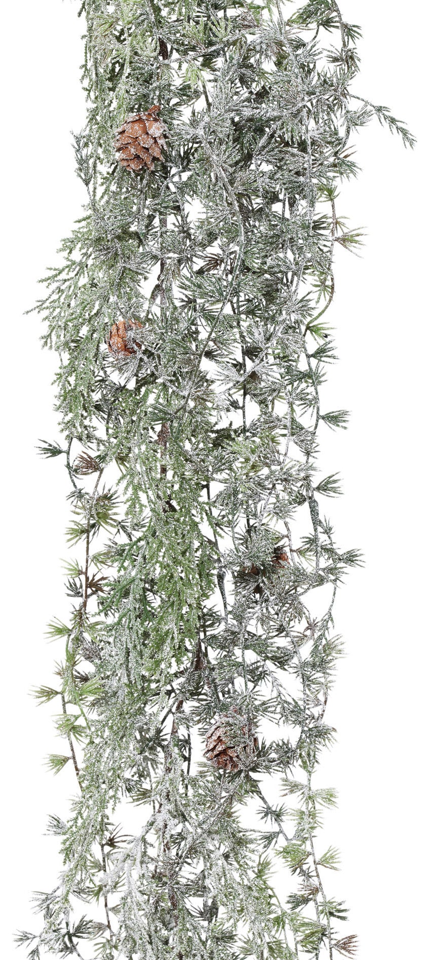 OTTO home Winterliche Kunstpflanze "Weihnachtsdeko, Weihnachtsgirlande" Girlande, gefrostet, Länge 180 cm
