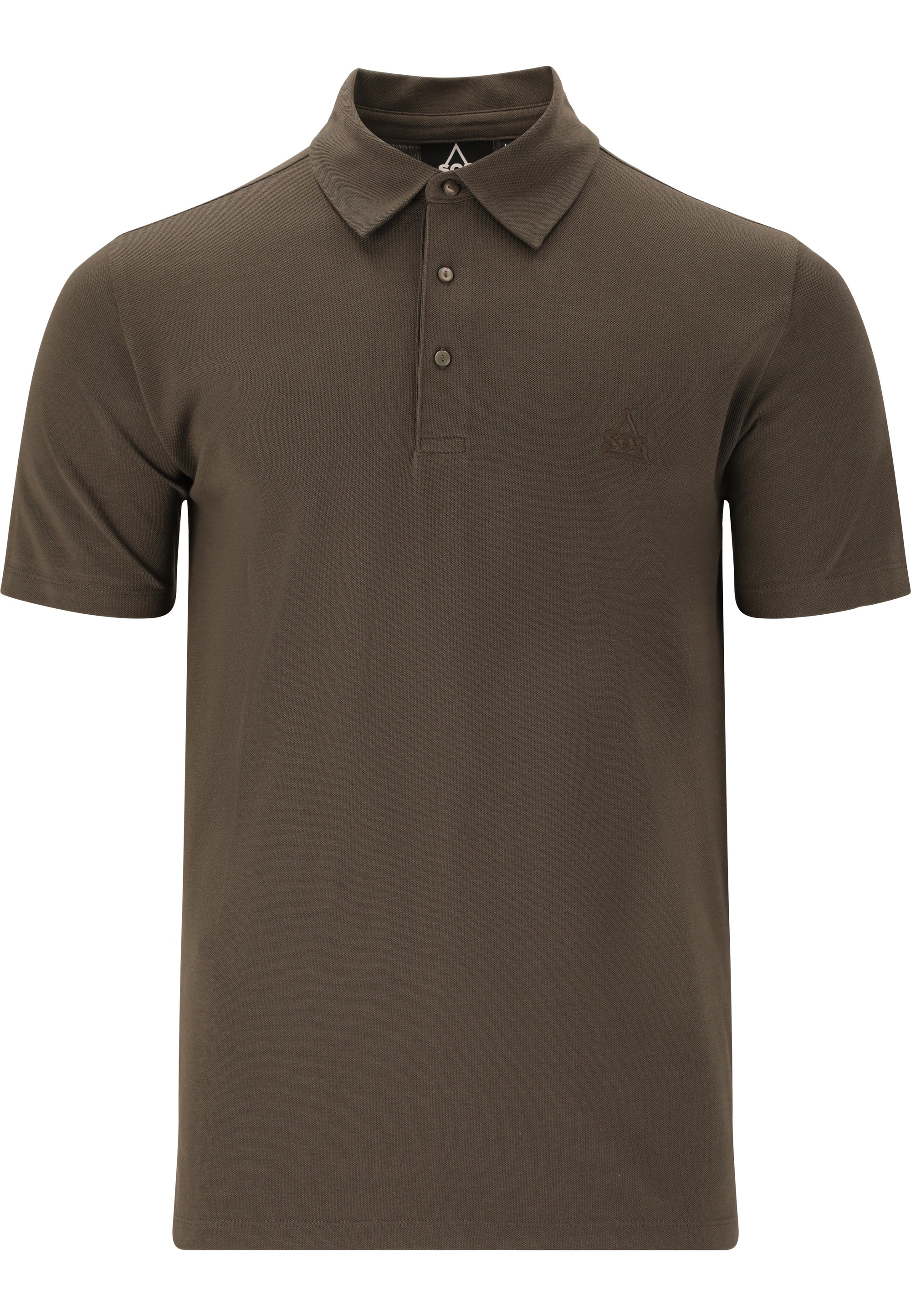 SOS Langarm-Poloshirt »Monviso«, in unwiderstehlich weicher Qualität