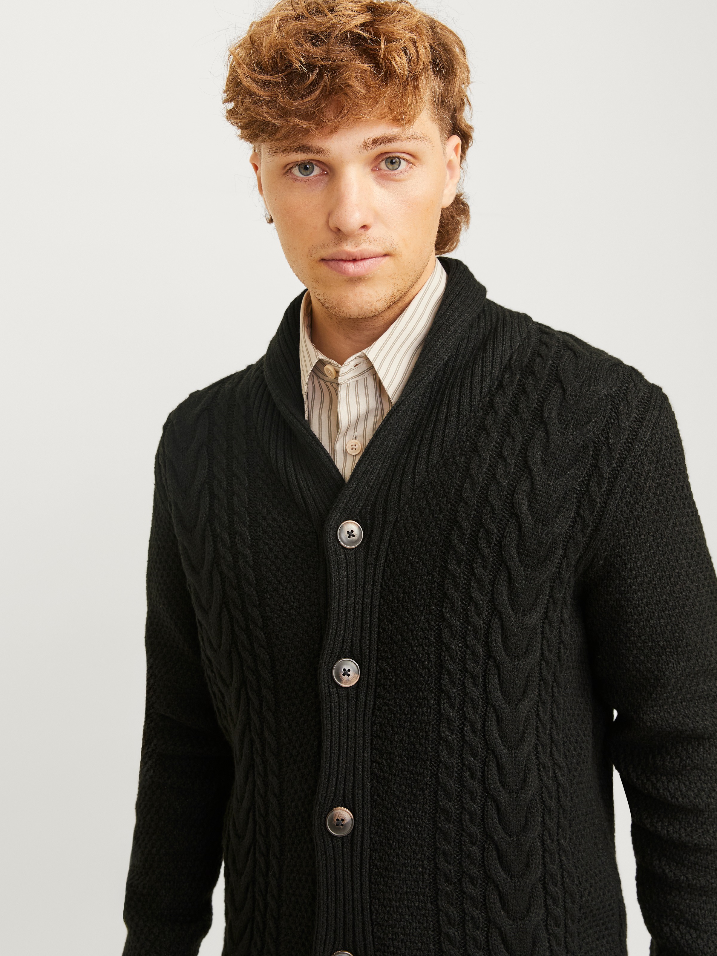 Jack & Jones Strickjacke "JJCRAIG KNIT SHAWL NECK AW24", mit Schalkragen un günstig online kaufen