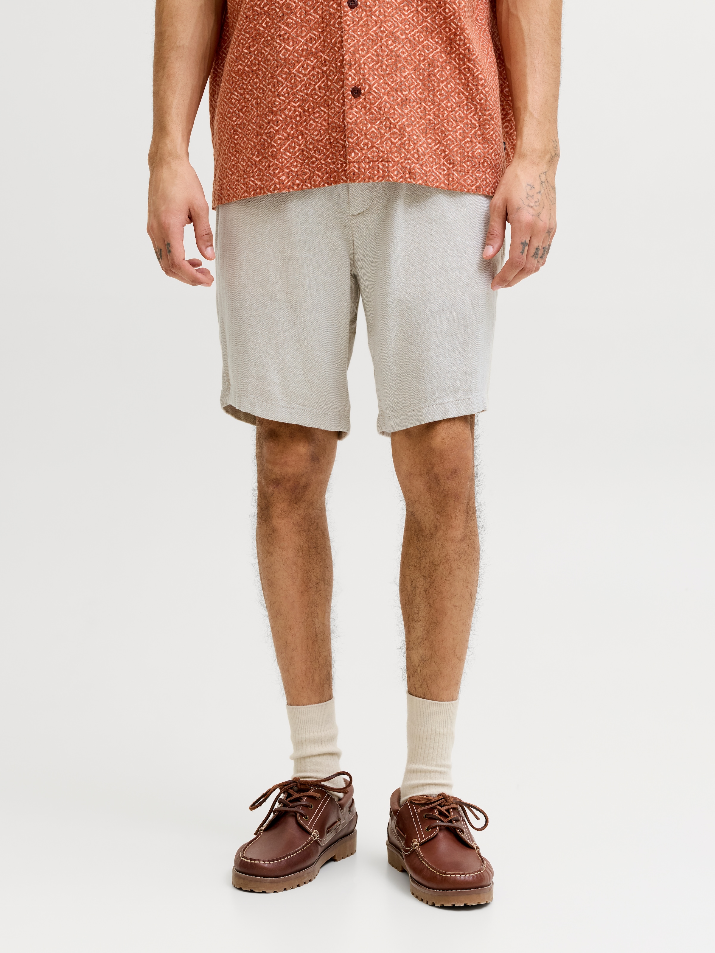 Jack & Jones Chinoshorts "Jpstace Mykonos Linen Blend Shorts Srt"