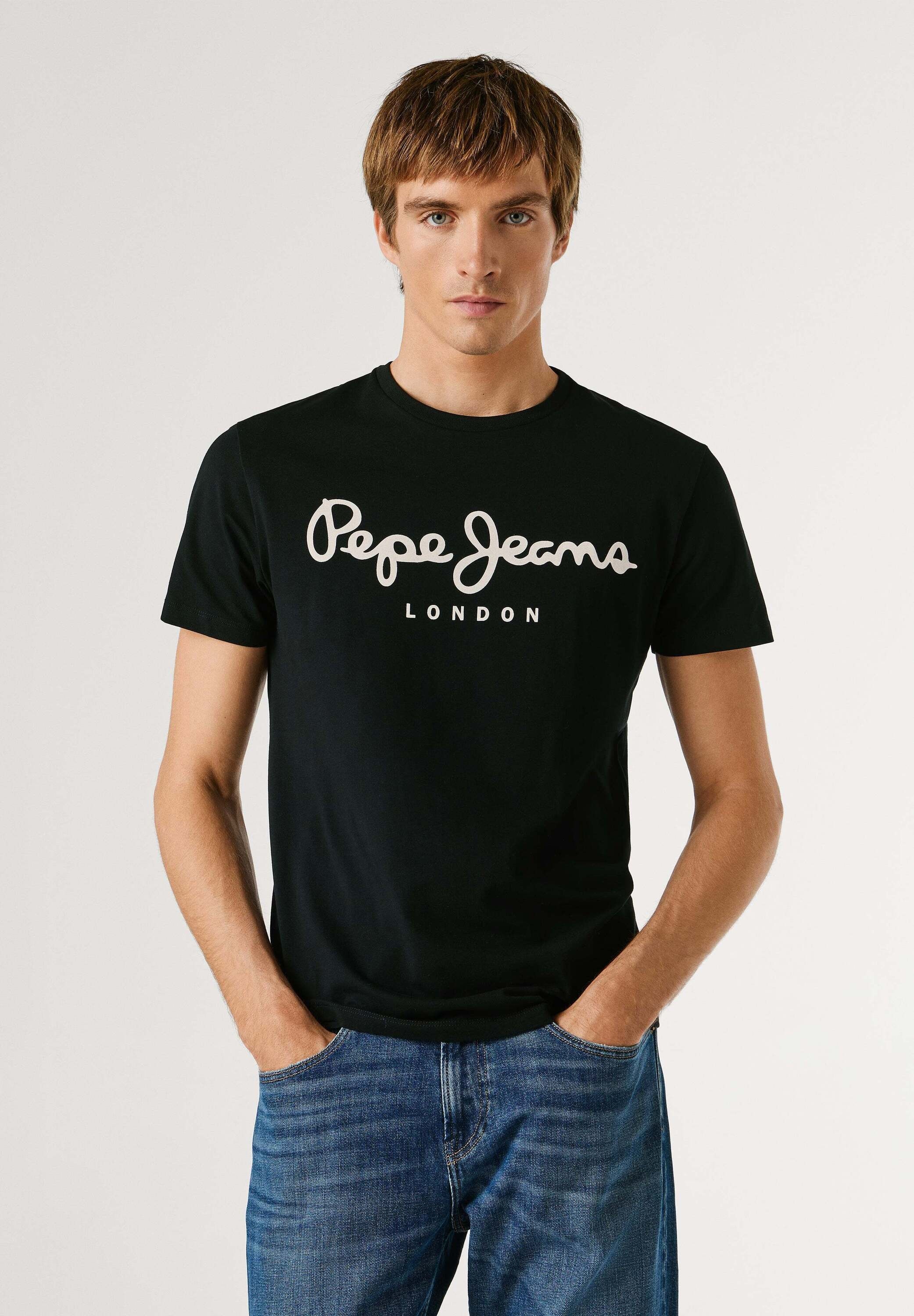 Pepe Jeans Print-Shirt »print t-shirt ORIGINAL STRETCH N«