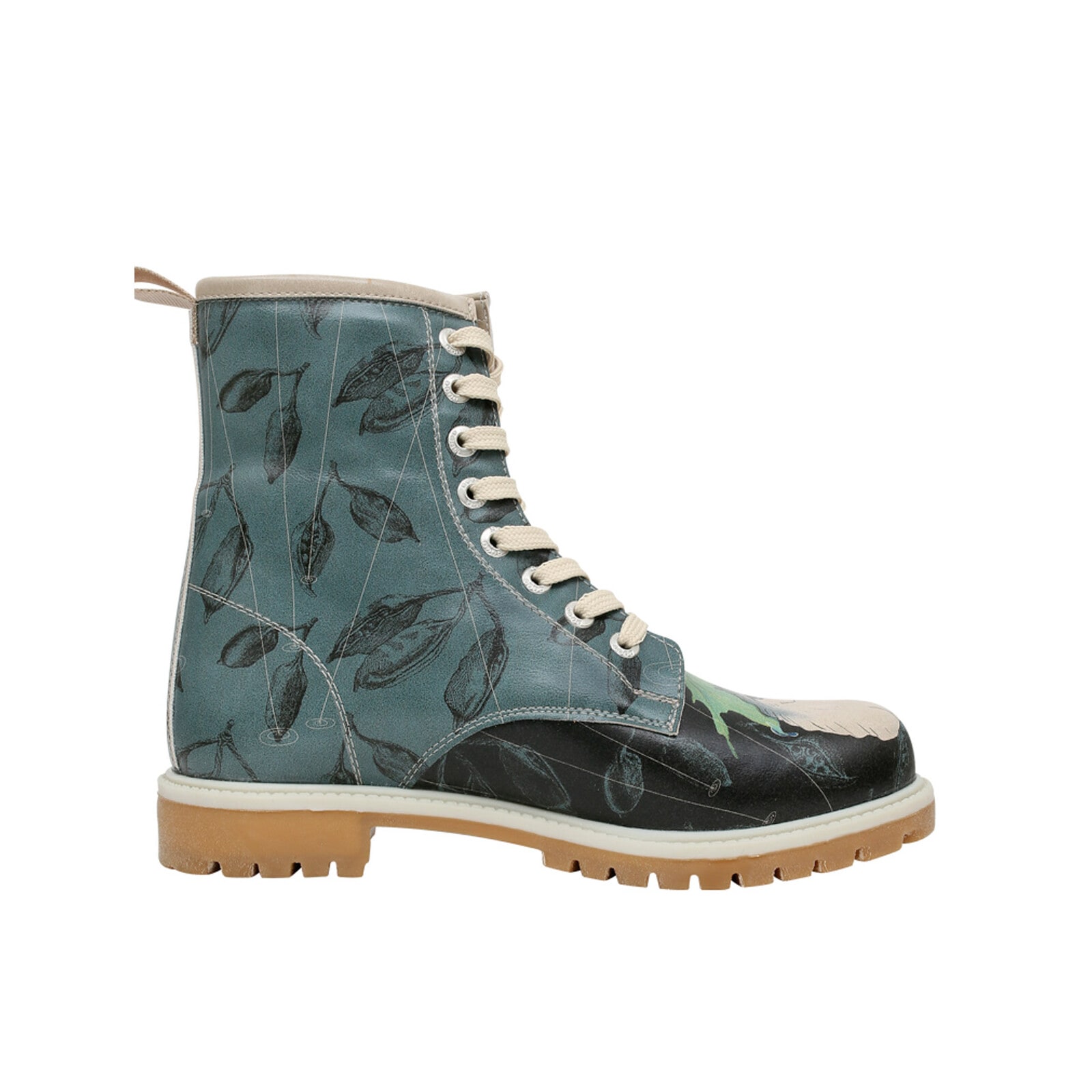 DOGO Schnürboots »Rain Drops May Heal Your Soul«, Vegan