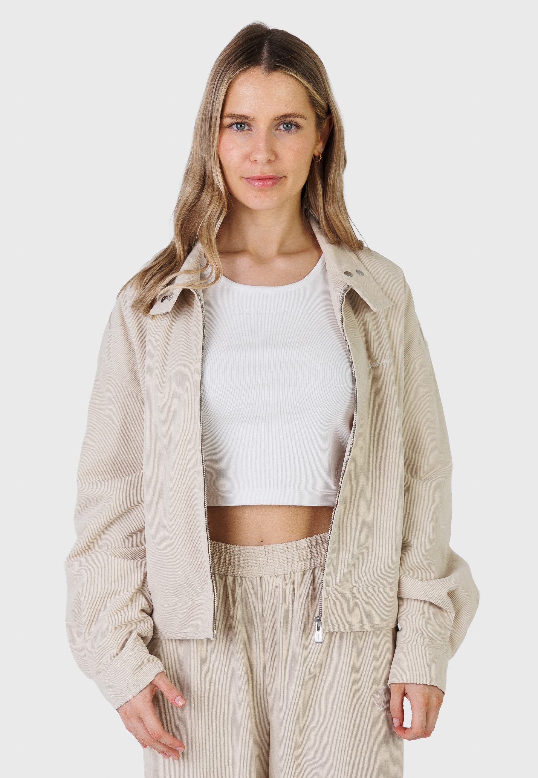 Kleinigkeit Outdoorjacke »Kleinigkeit Kim Cordashian Jacket« 1 Stk. tlg. ohne Kapuze