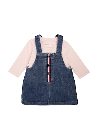 TOMMY HILFIGER Langarmbody »BABY DUNGAREE SET« (2 tlg...