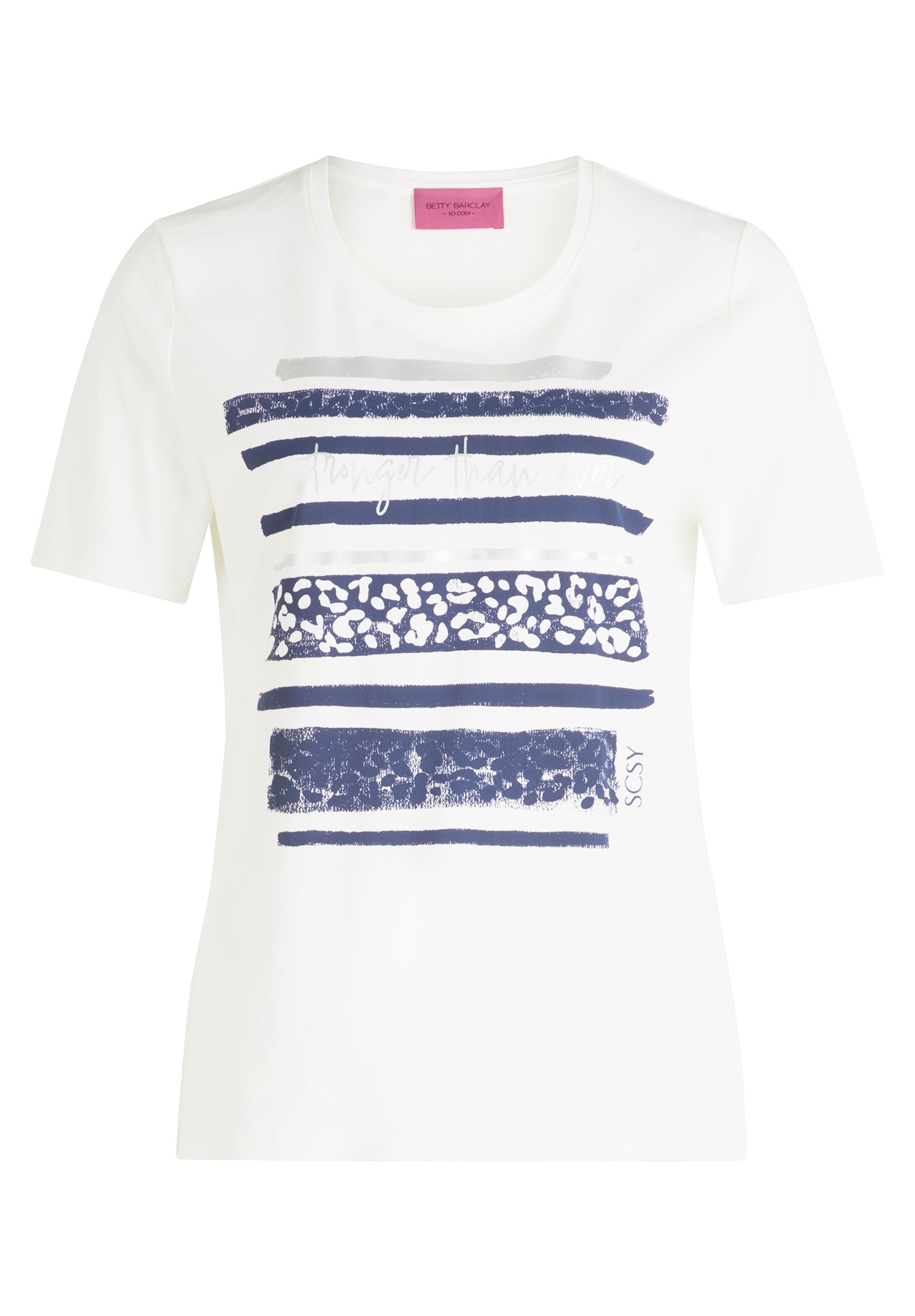 Betty Barclay Kurzarmshirt "Damen mit Aufdruck" 1 Stk. Glitzer günstig online kaufen