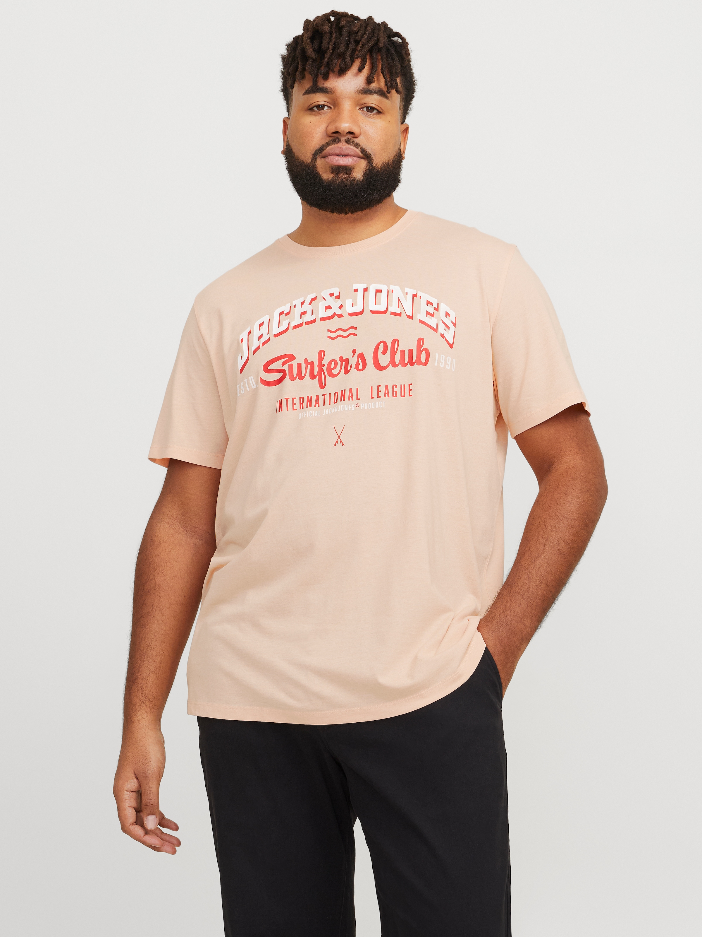 Jack & Jones PlusSize T-Shirt "JJELOGO TEE SS O-NECK 2 COL AW24 S PLS", mit günstig online kaufen