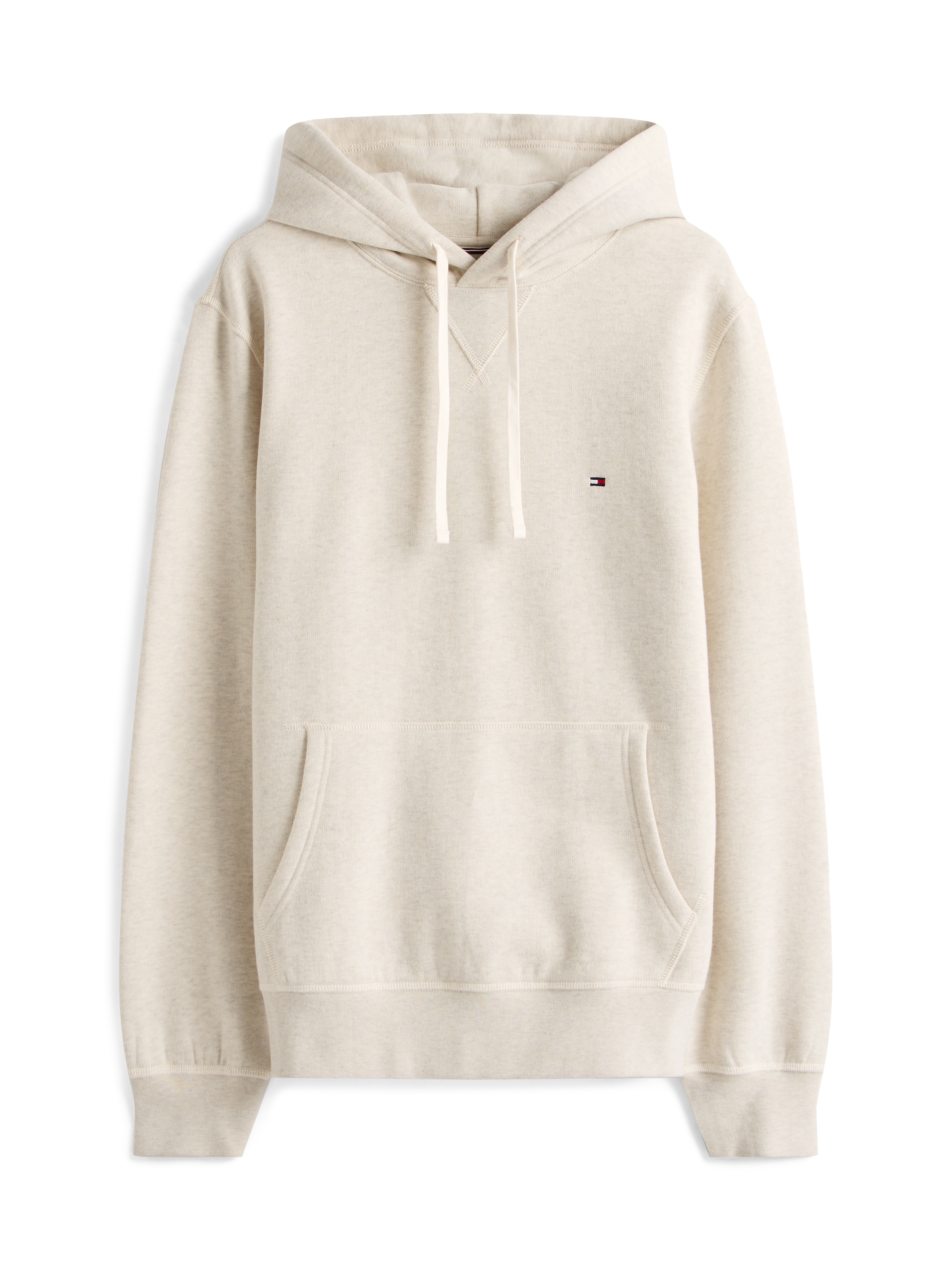 Tommy Hilfiger Hoodie »ESS SEASONAL FLEECE HOODY mit Kapuze und Kängurutasche«, unifarben, casual, regular fit, Baumwollmix, Kapuze
